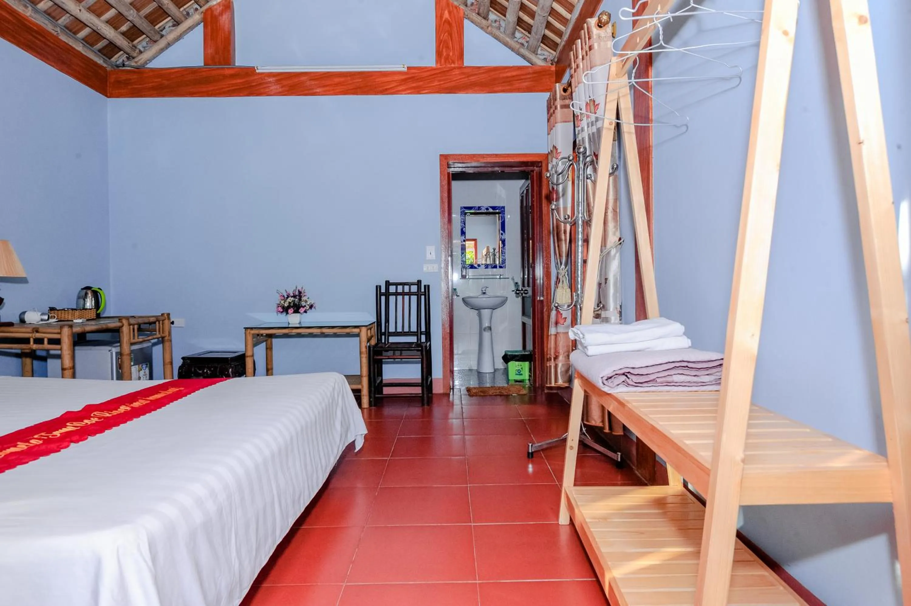 Bed in Tam Coc River View Homestay