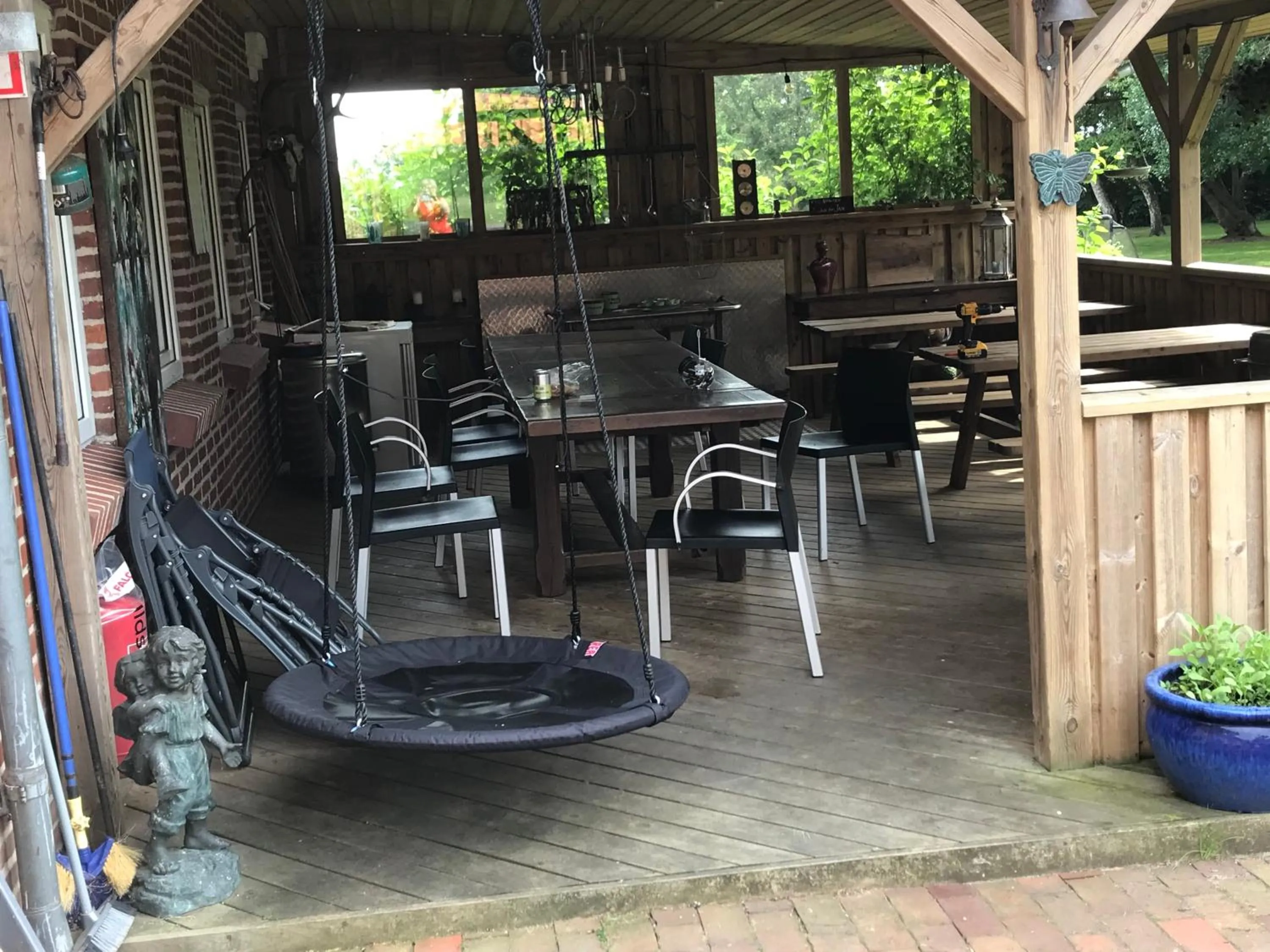 Patio in Familiehuis Boysen Appartementen