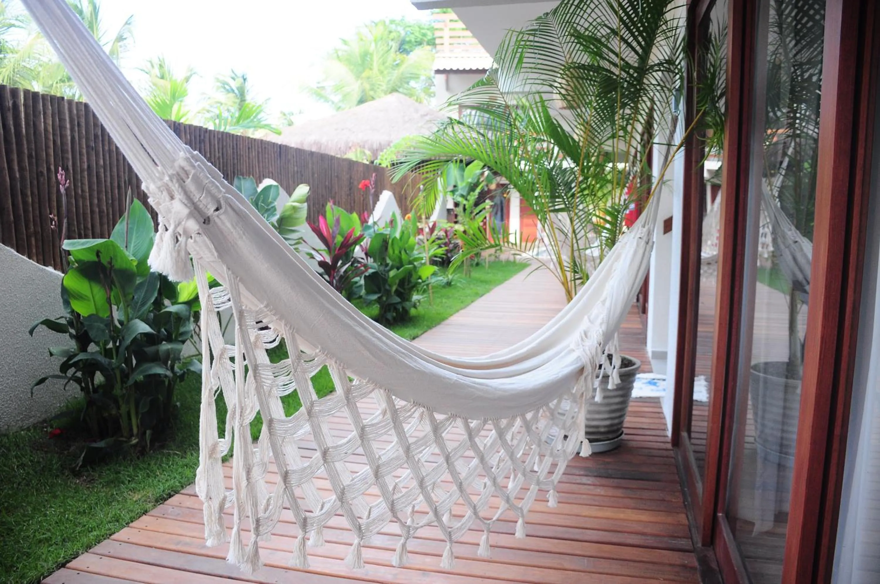 Garden view in Pousada Waikiki Boutique