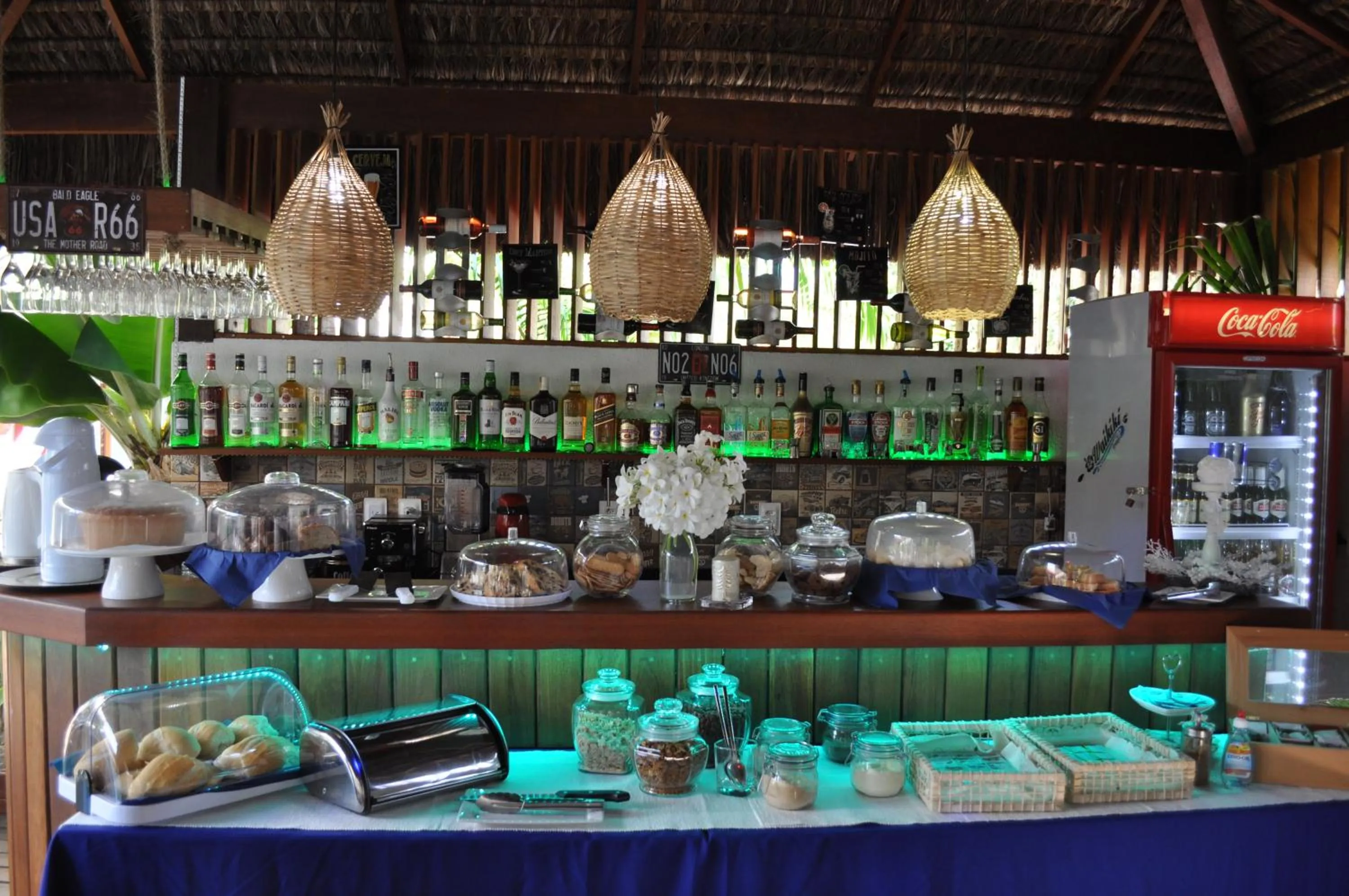 Food and drinks in Pousada Waikiki Boutique