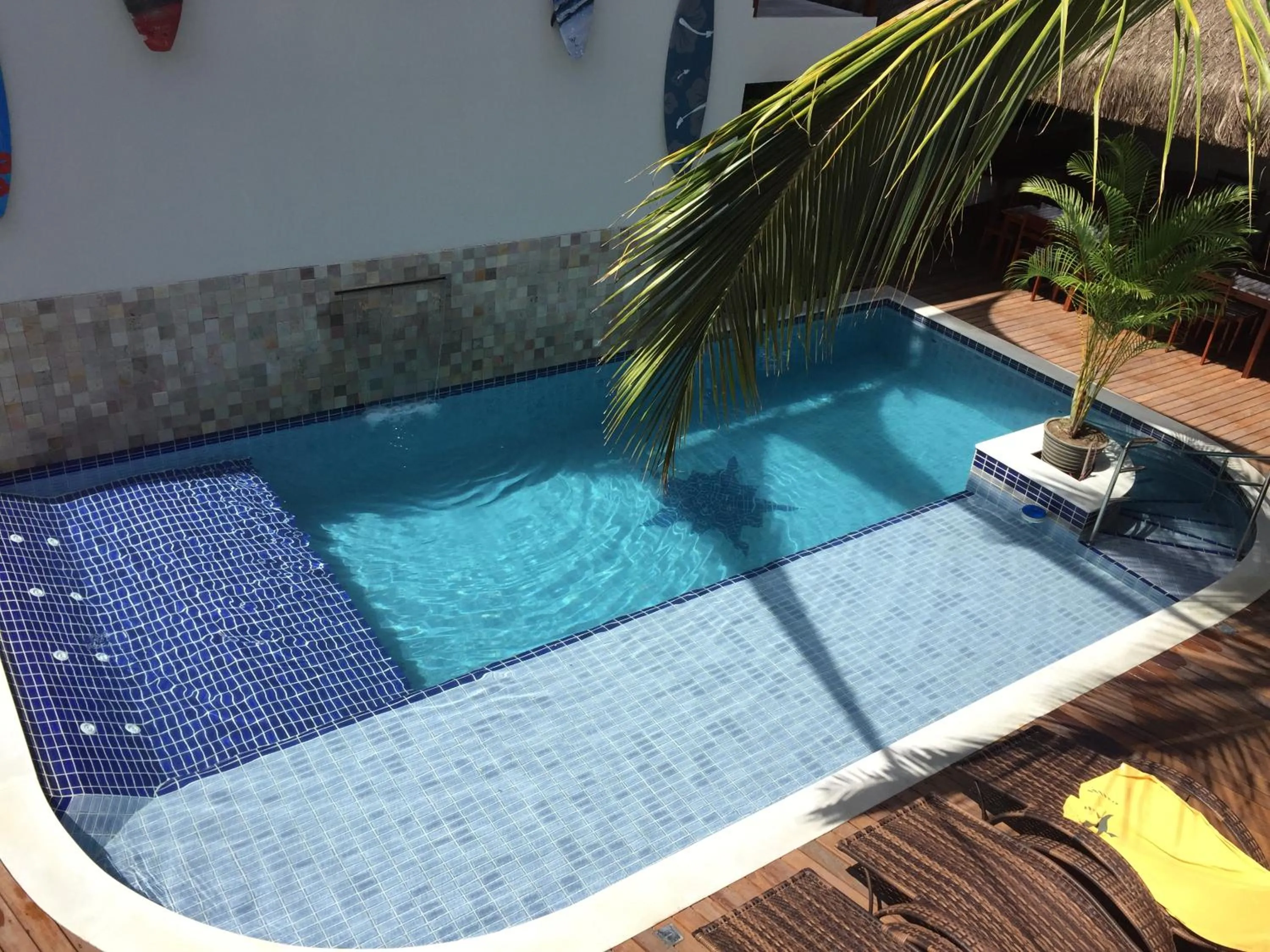 Pool view in Pousada Waikiki Boutique