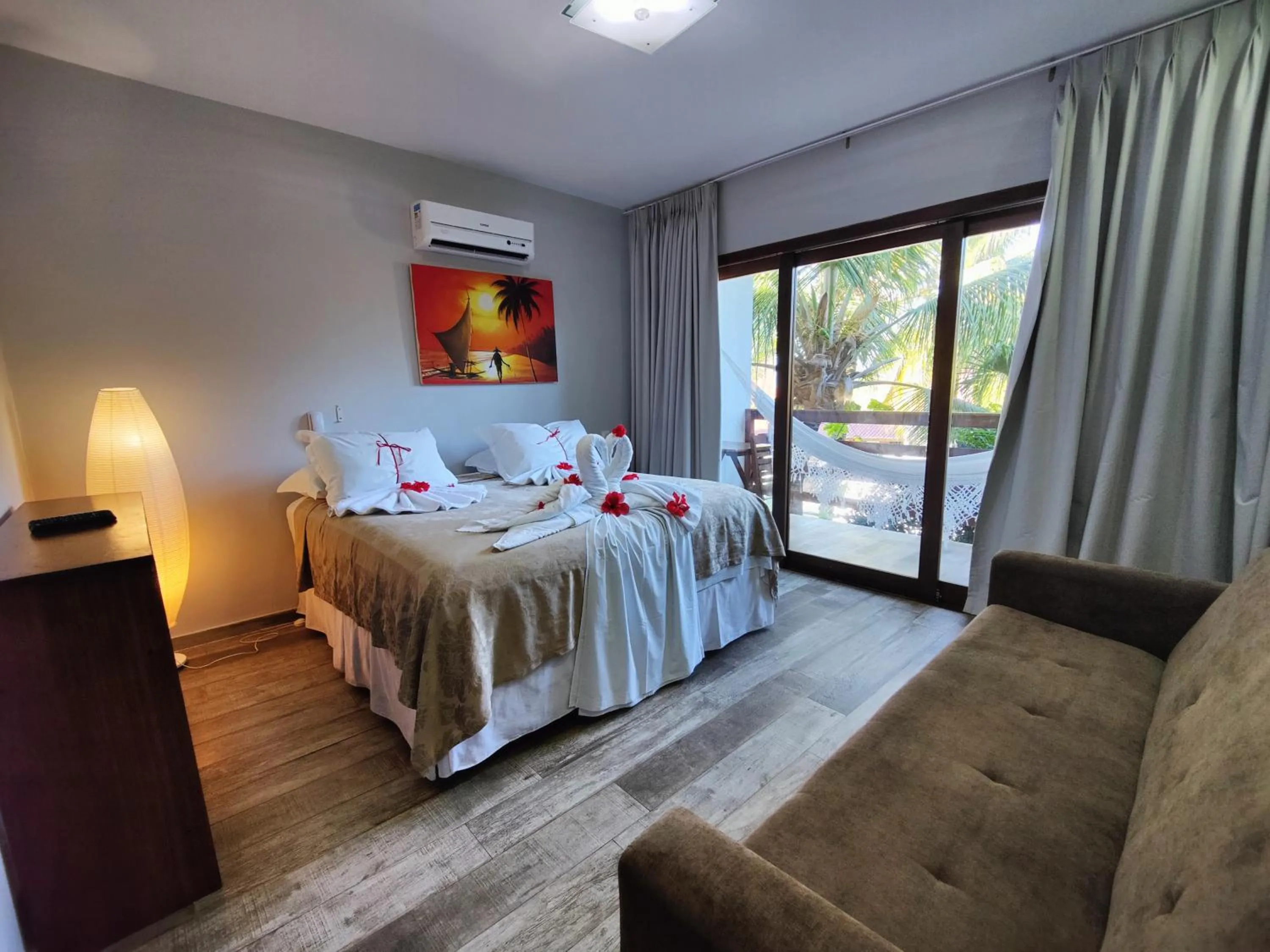 Bed in Pousada Waikiki Boutique