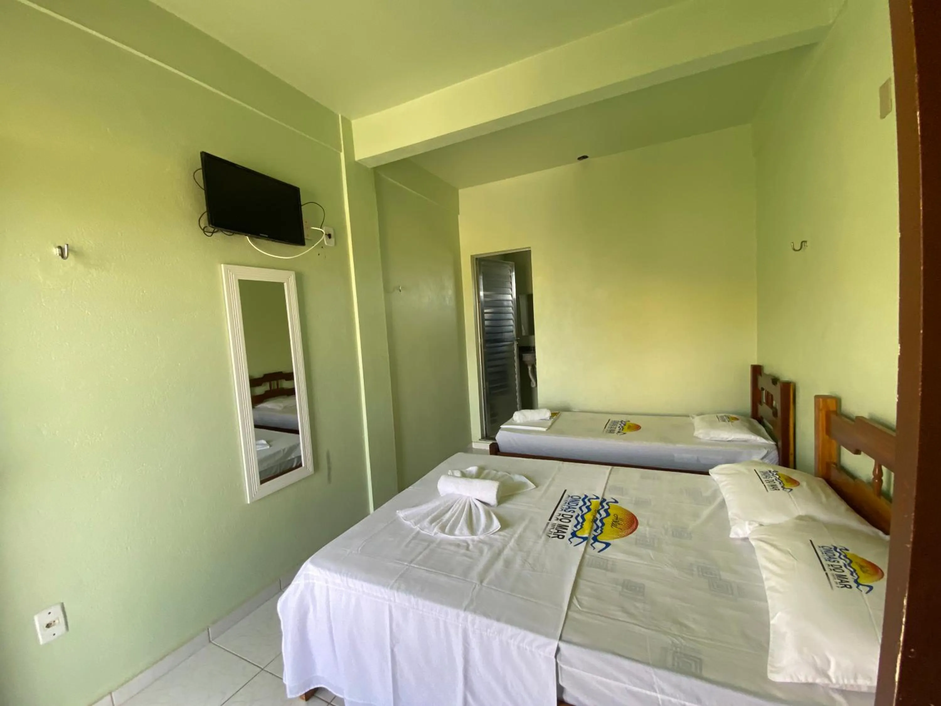 Bed in Hotel Ondas do Mar