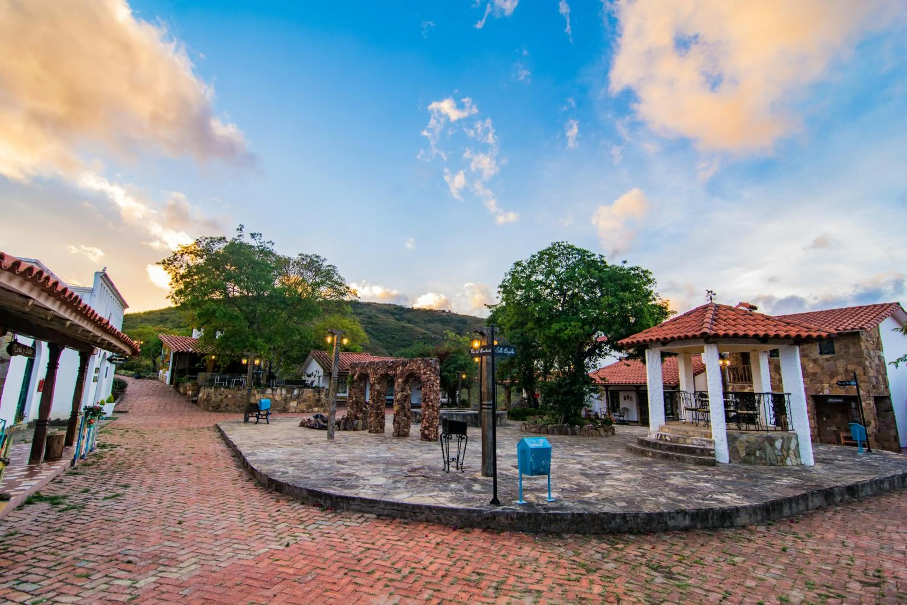 Patio in El Pueblito Hotel Boutique