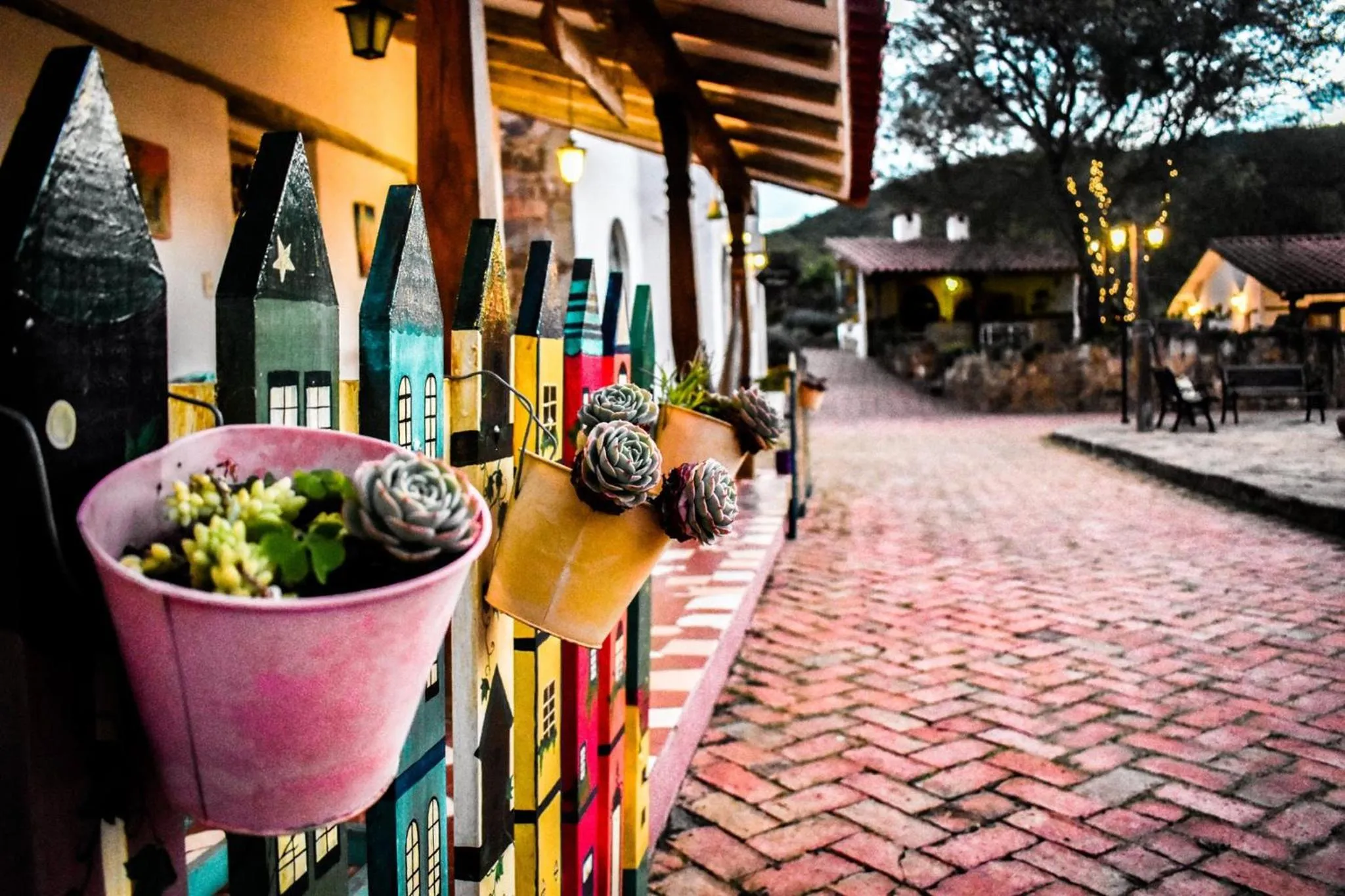 Patio in El Pueblito Hotel Boutique