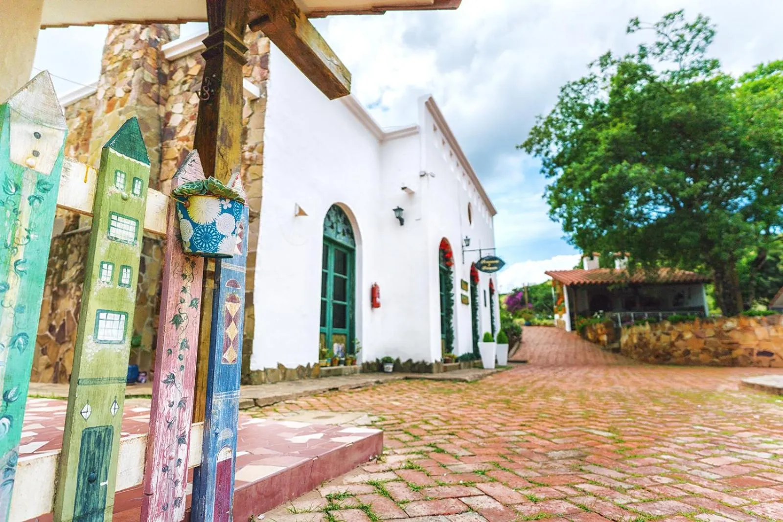 Patio in El Pueblito Hotel Boutique