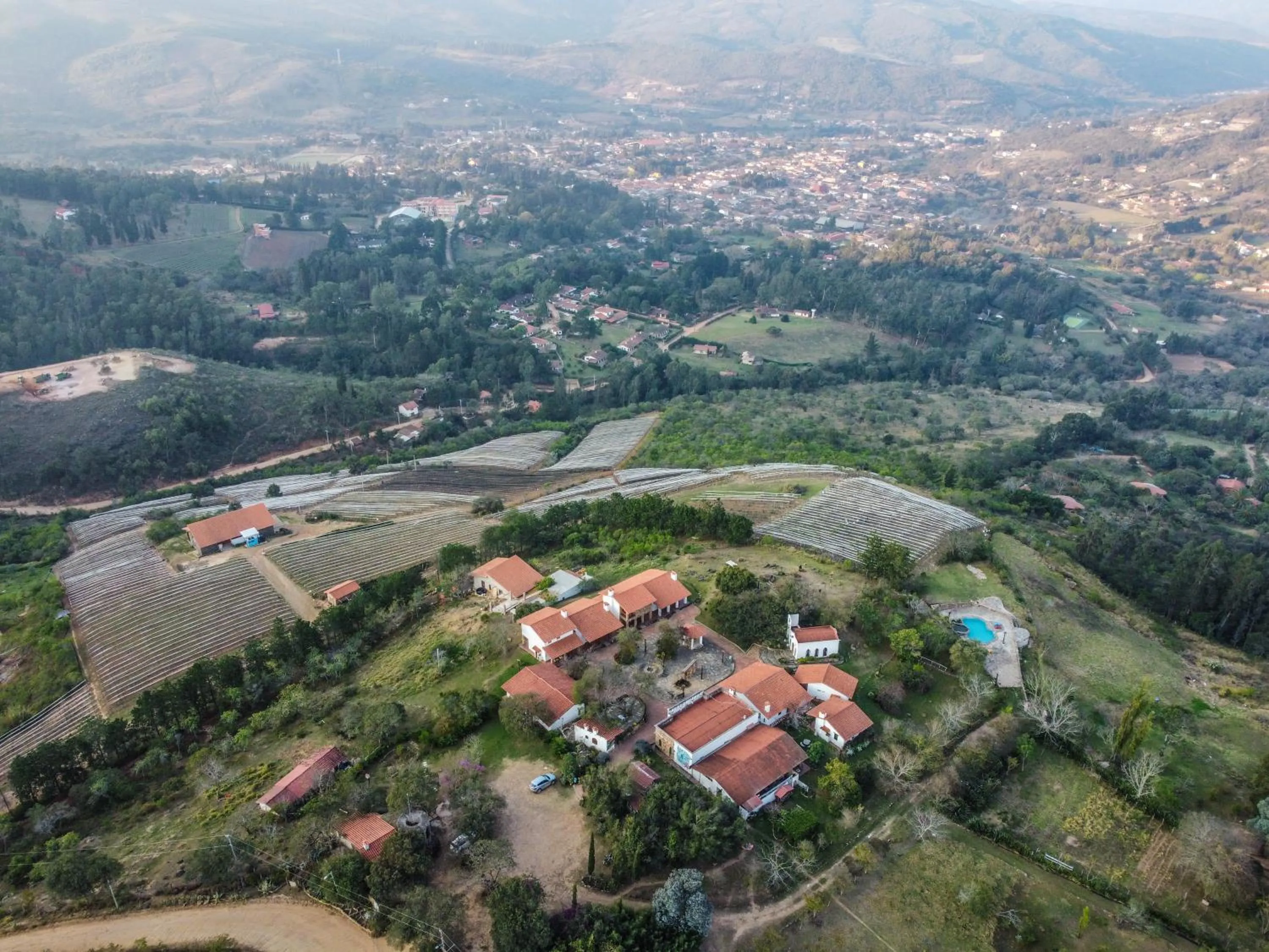 Bird's eye view in El Pueblito Hotel Boutique