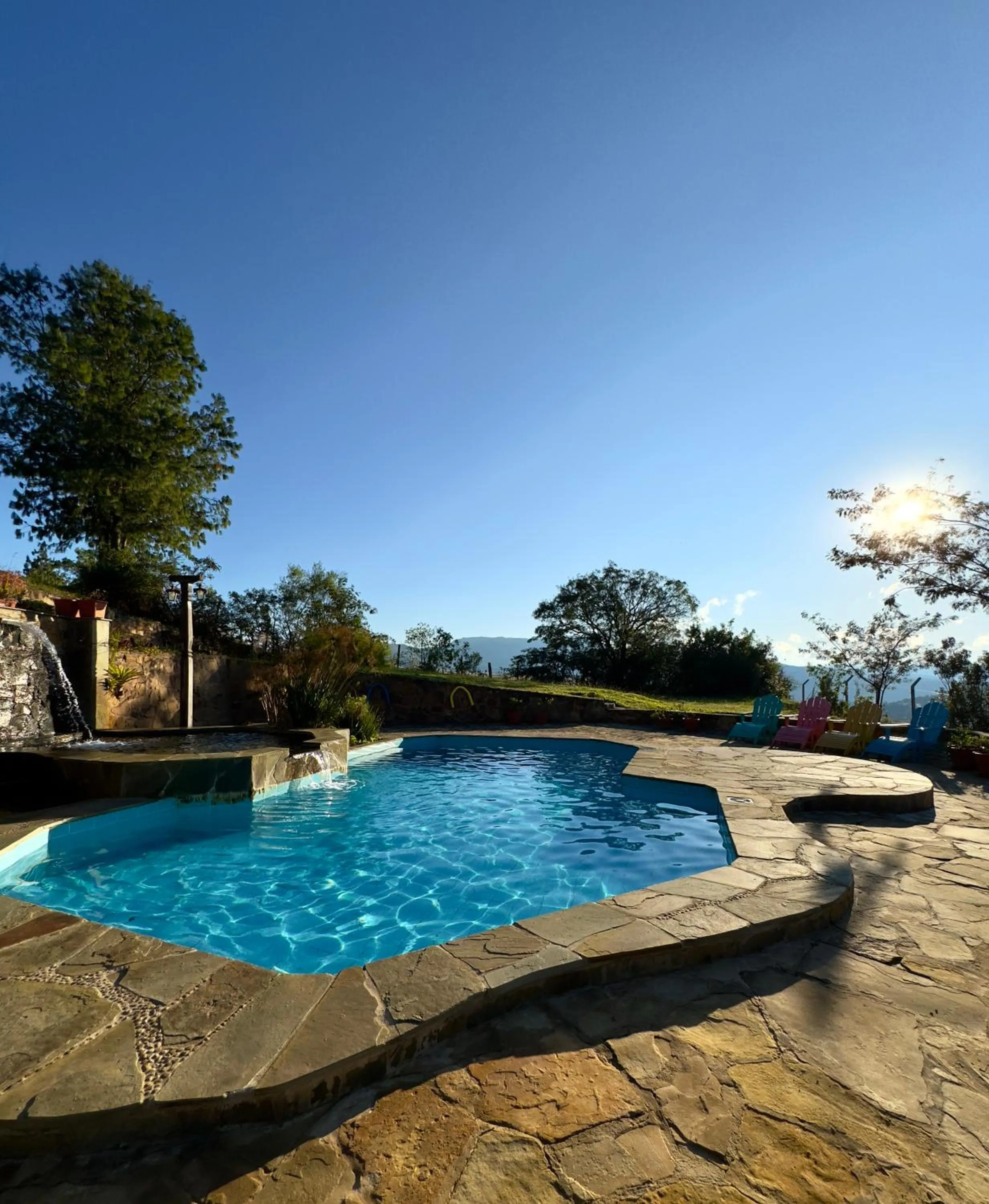 Pool view in El Pueblito Hotel Boutique
