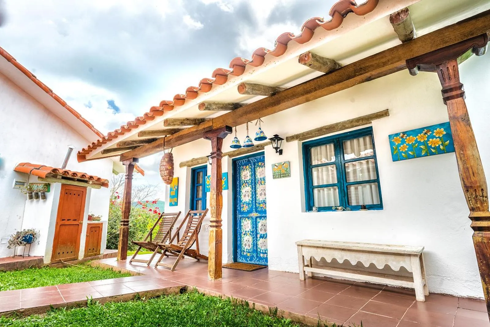 Patio in El Pueblito Hotel Boutique