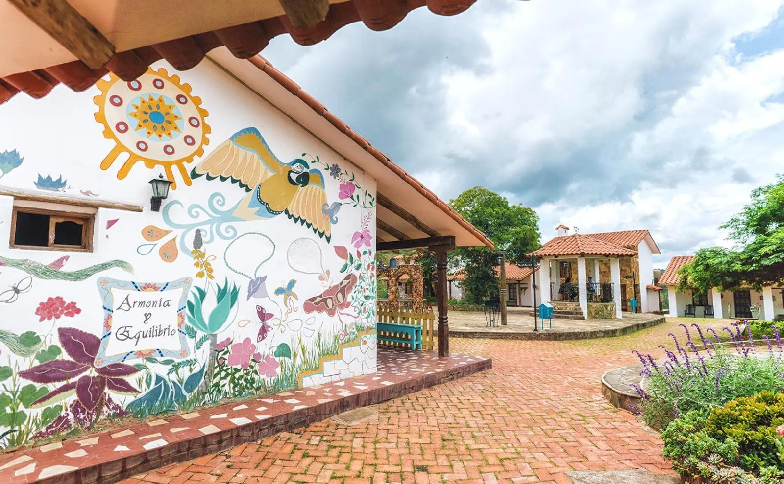 Patio in El Pueblito Hotel Boutique