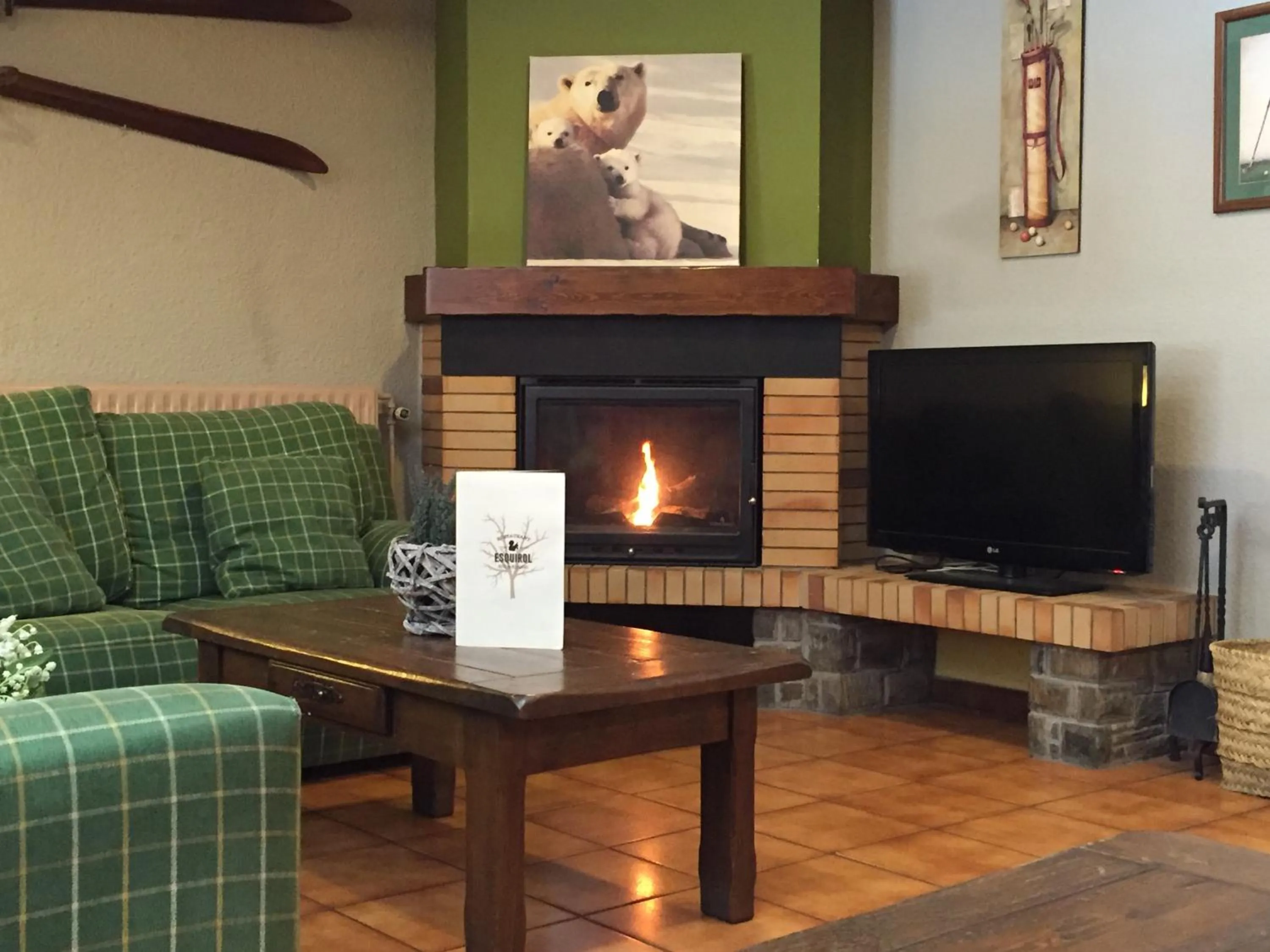 Living room in Hotel Esquirol