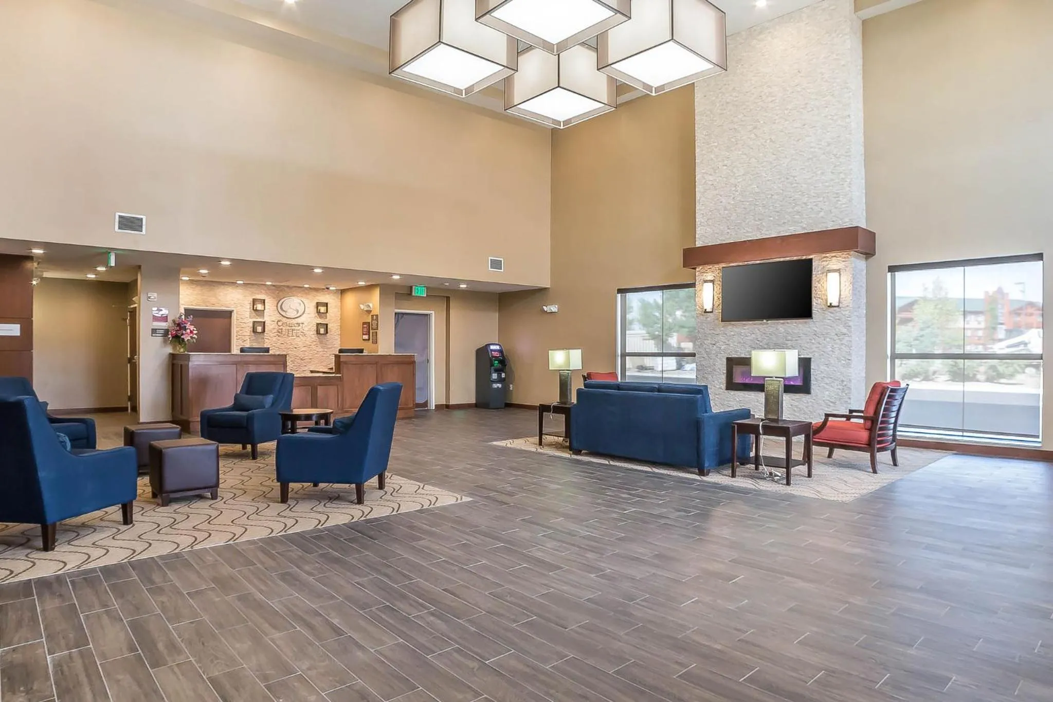 Lobby or reception in Comfort Suites Billings