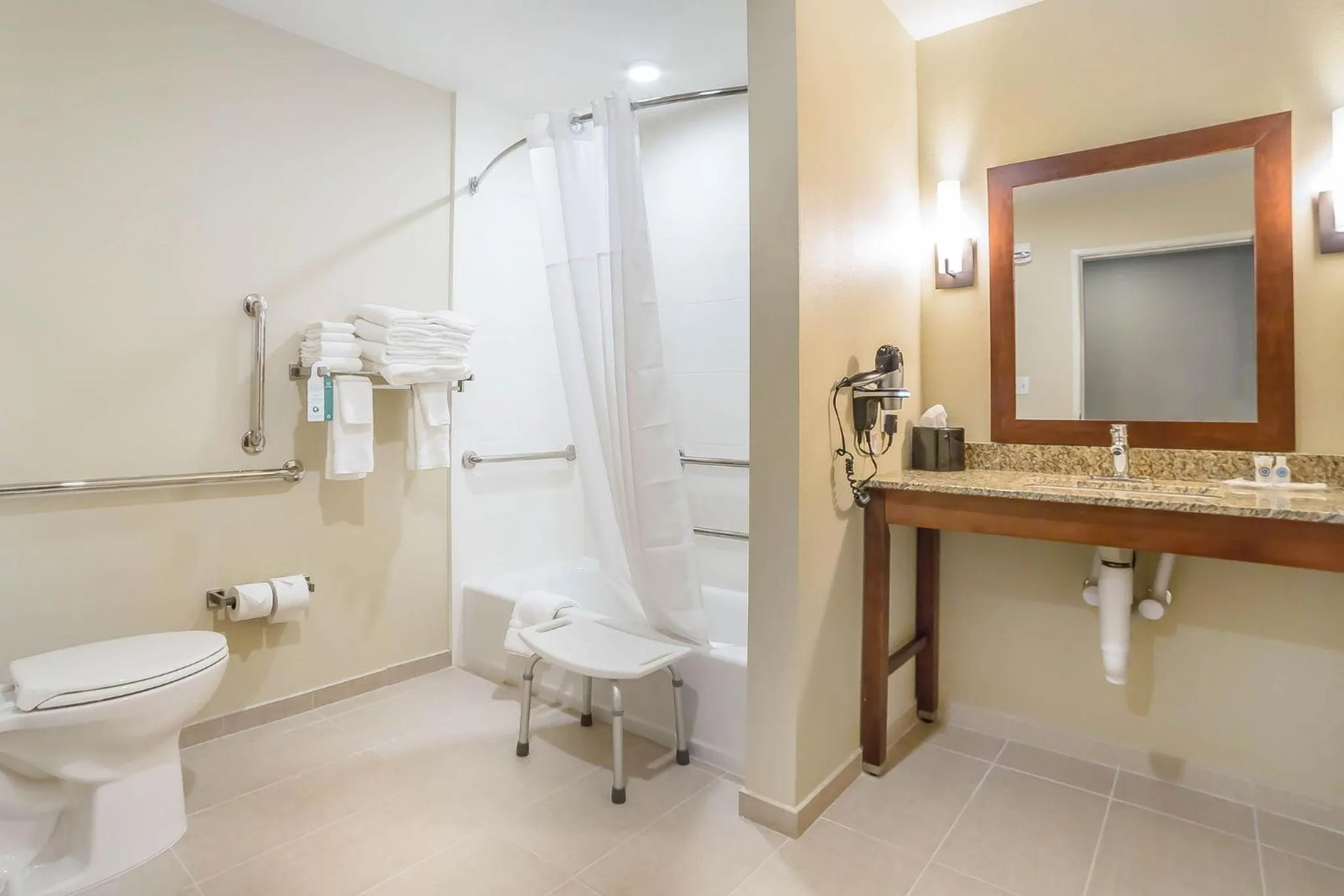 Toilet in Comfort Suites Billings