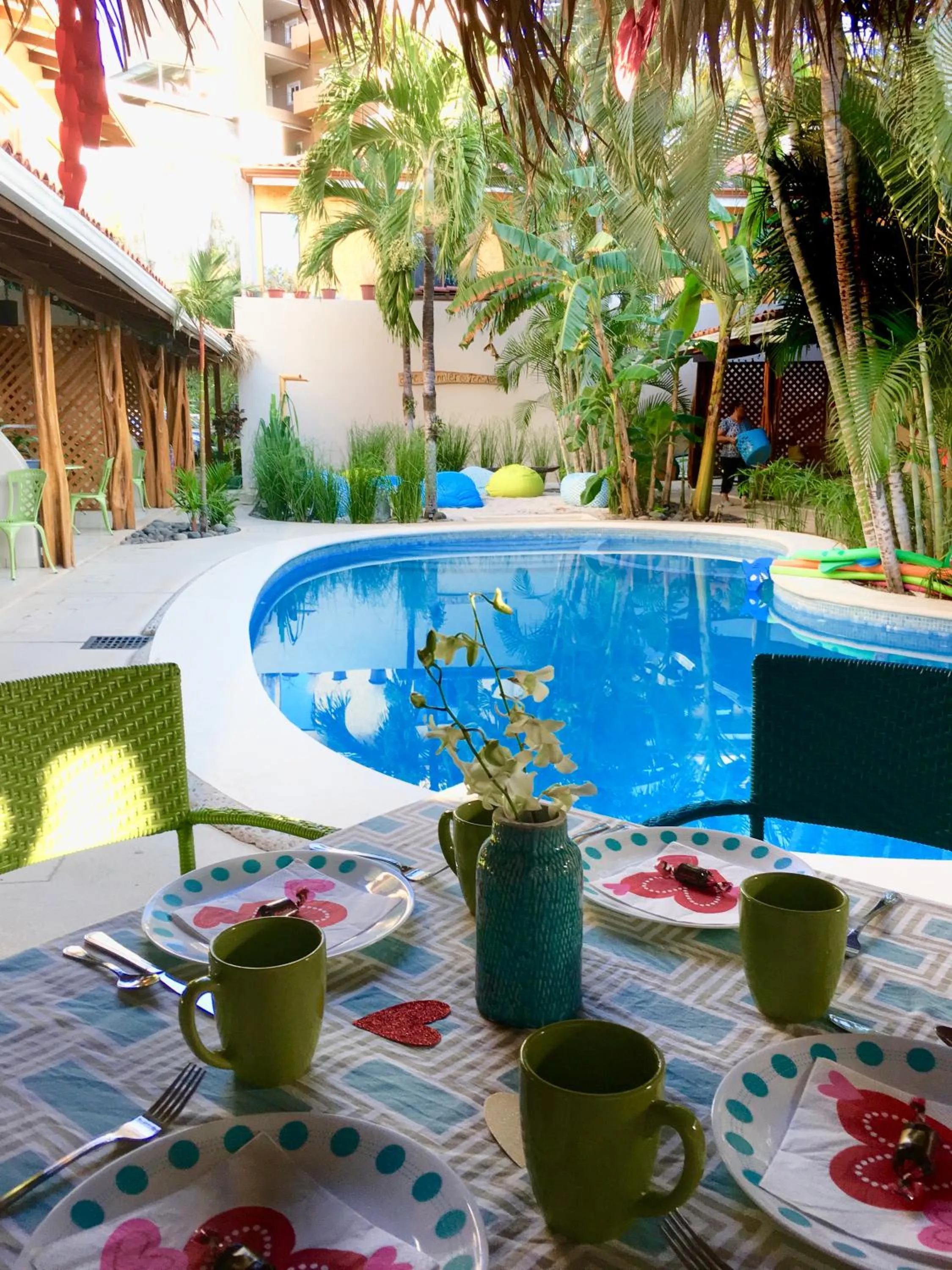 Patio in Ten North Tamarindo Beach Hotel