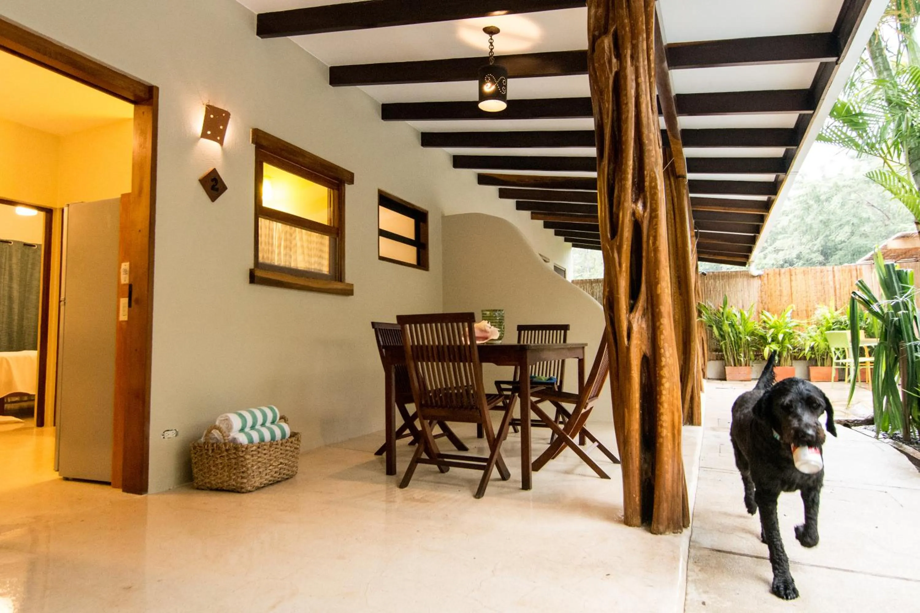 Patio in Ten North Tamarindo Beach Hotel