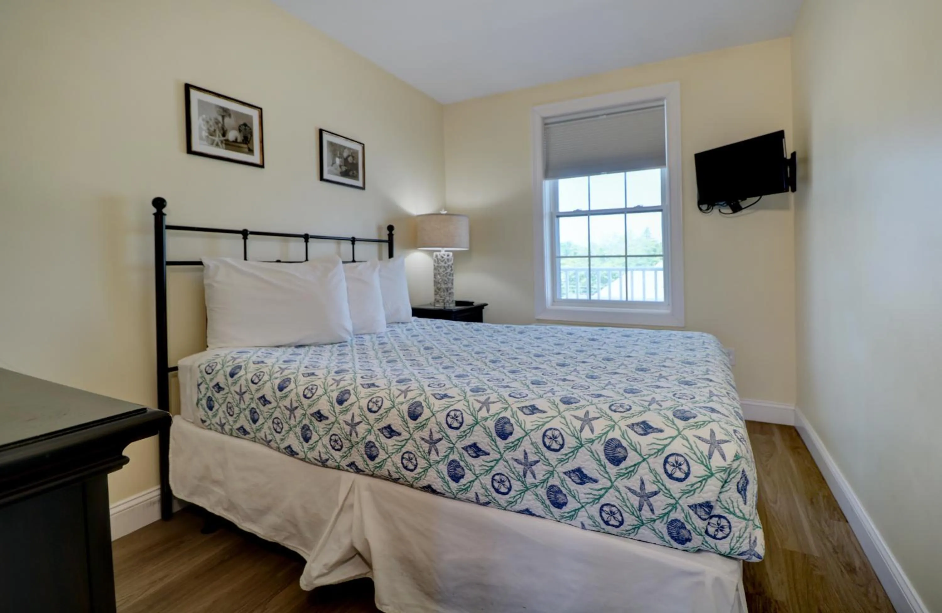 Bed in Atlantic Ocean Suites