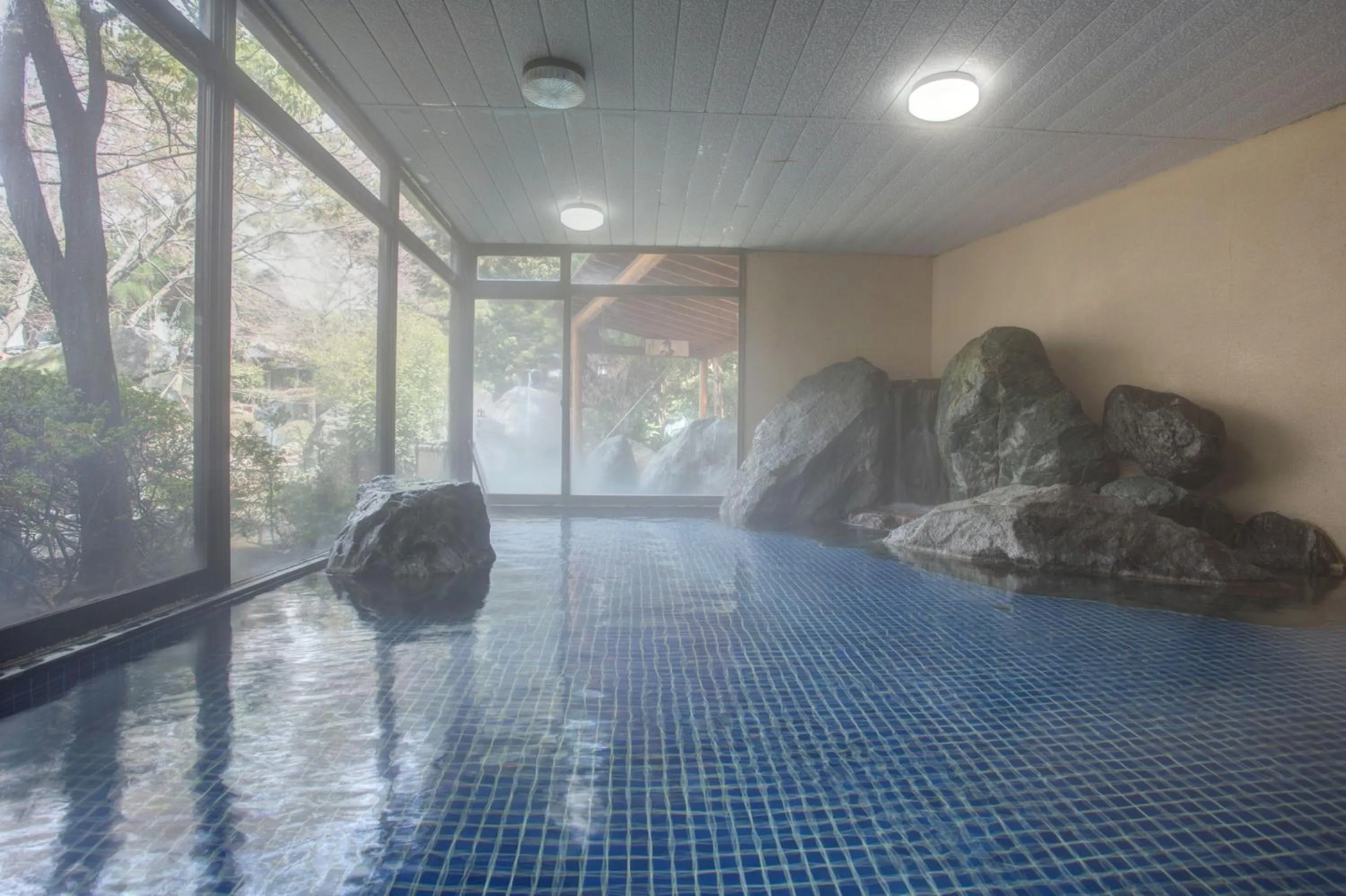 Hot Spring Bath in Hotel Heian