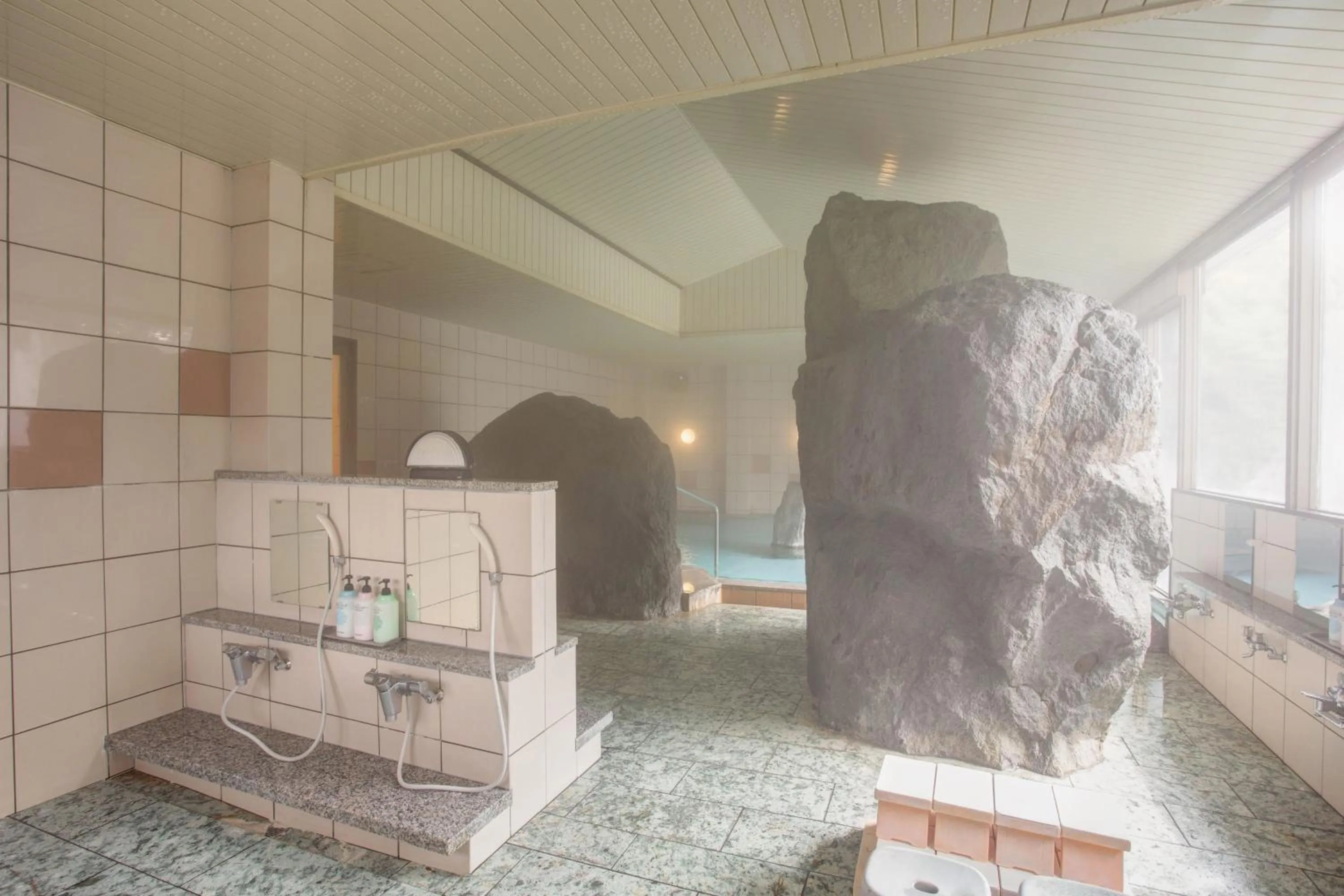 Hot Spring Bath in Hotel Heian