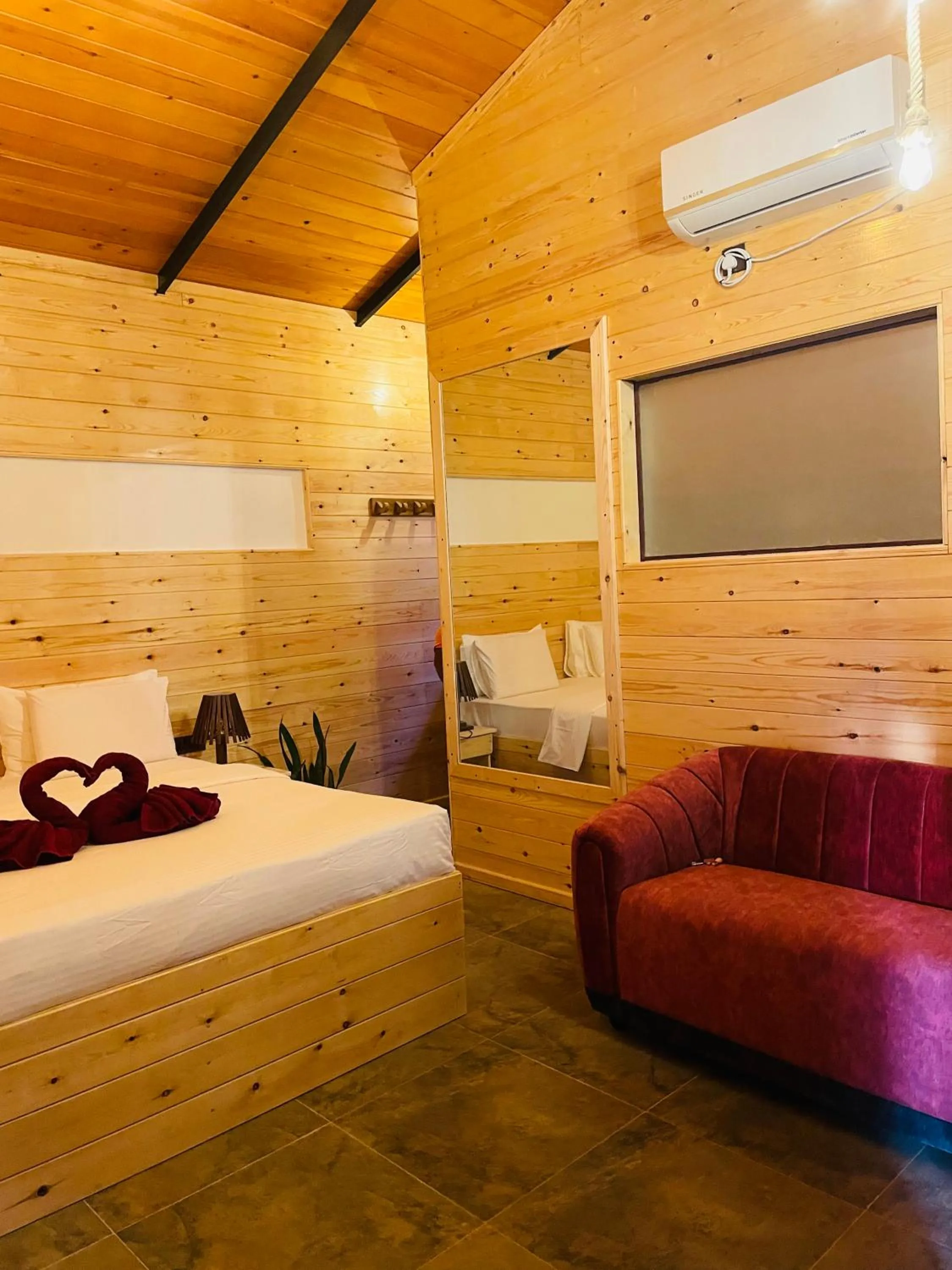 Bed in Maleesha Homestay