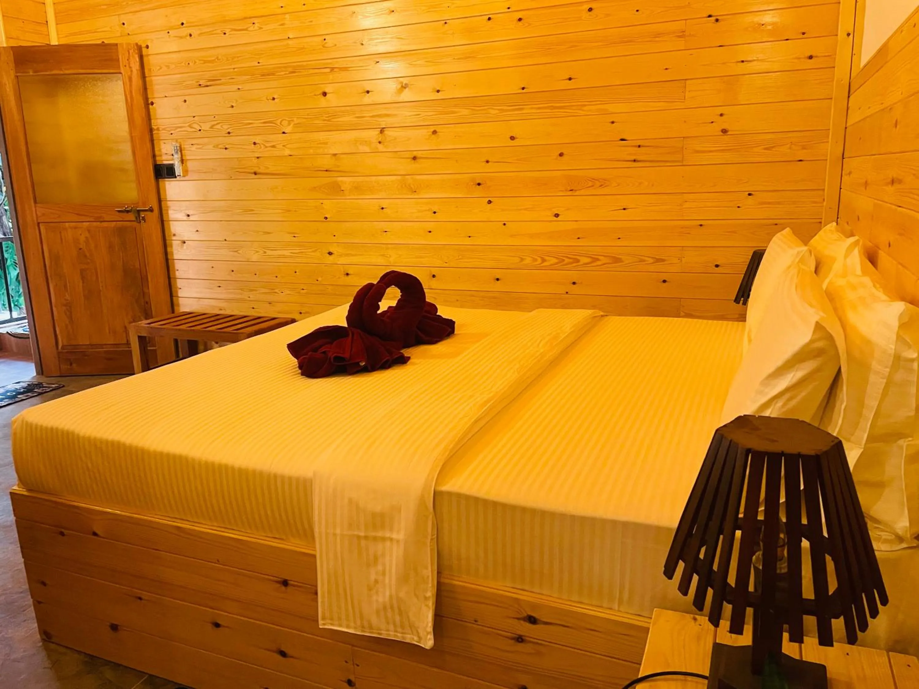 Bed in Maleesha Homestay