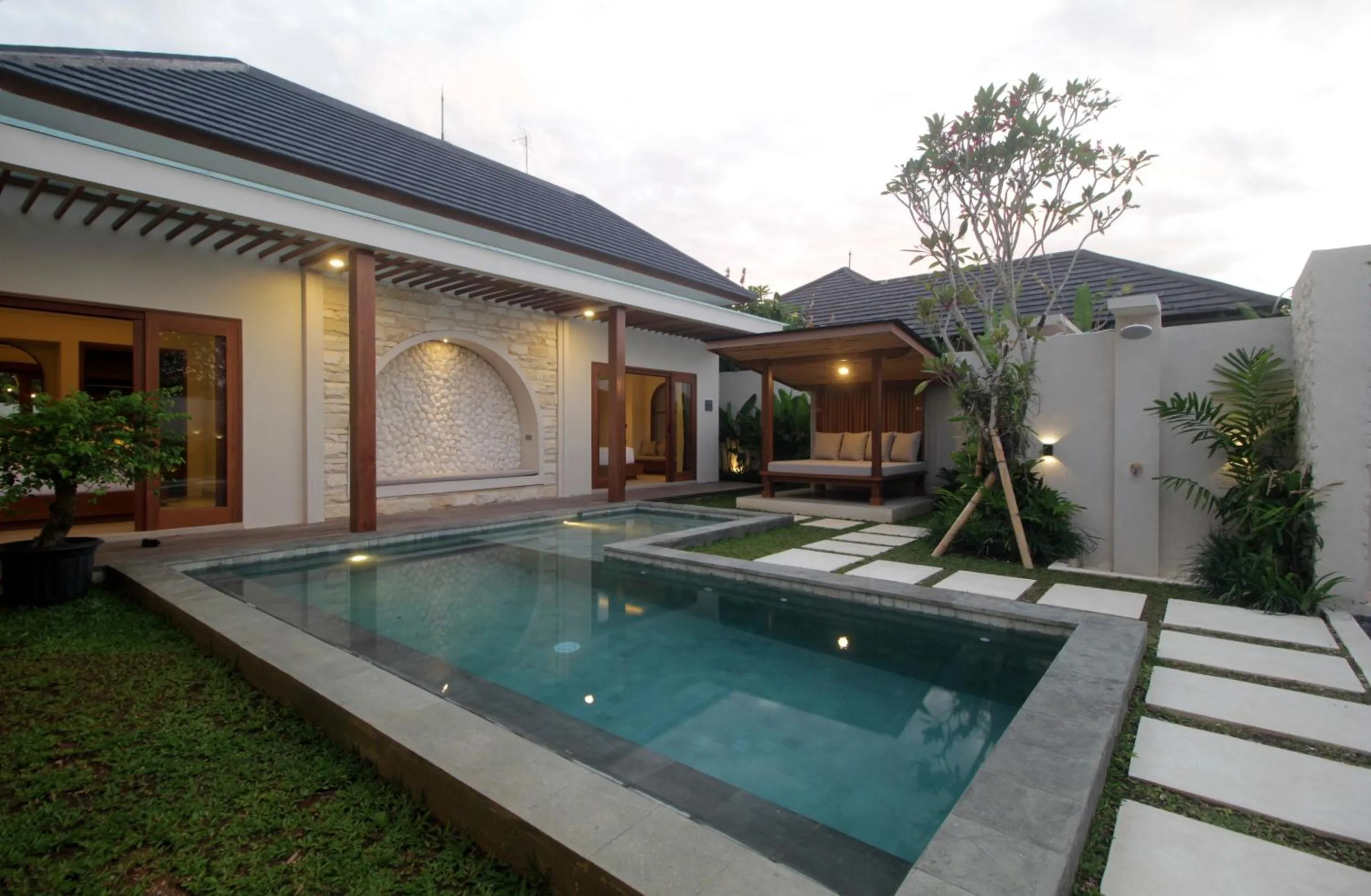 Pool view in The Murdha Villa