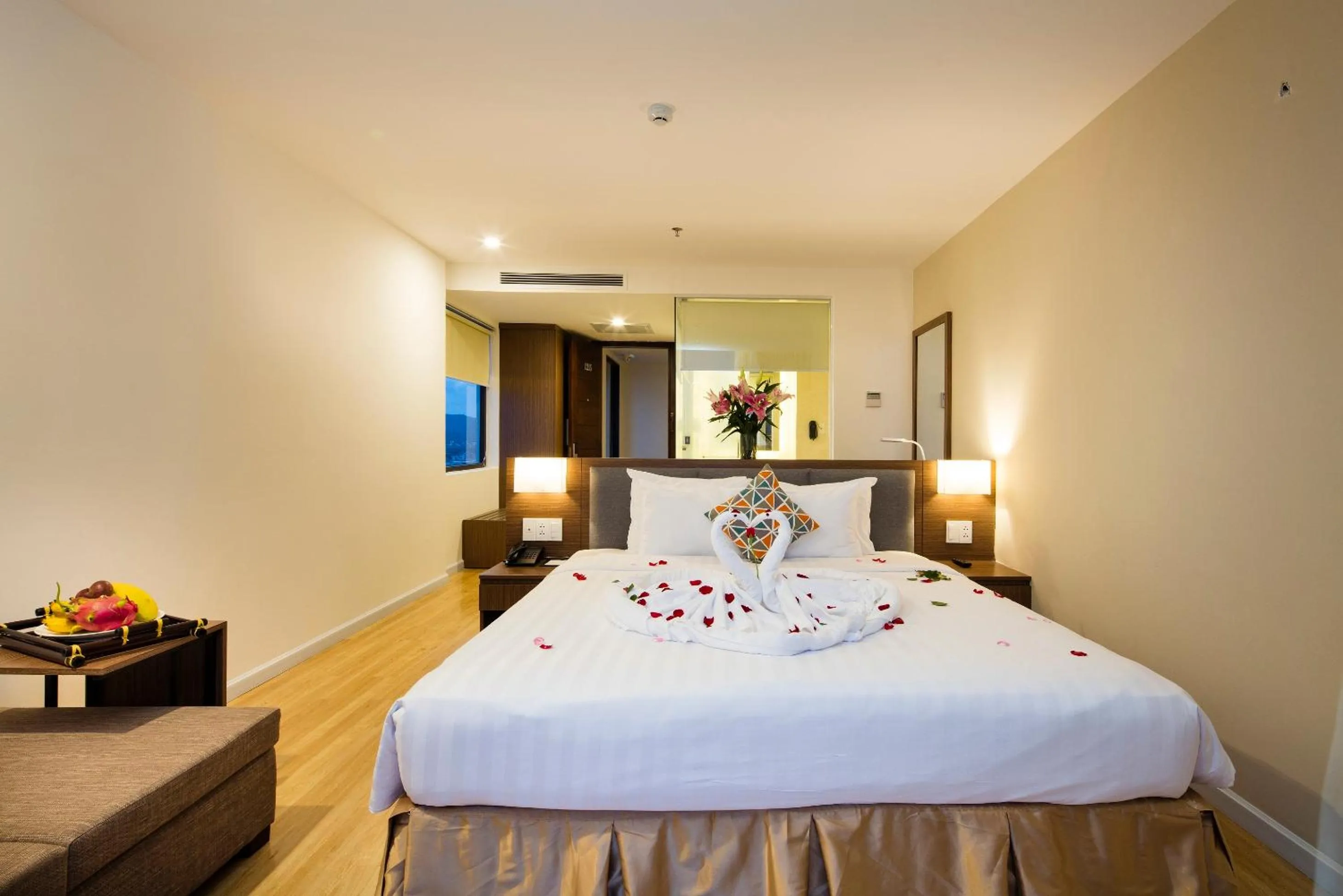 Bed in King Town Grand Hotel & Wedding Center