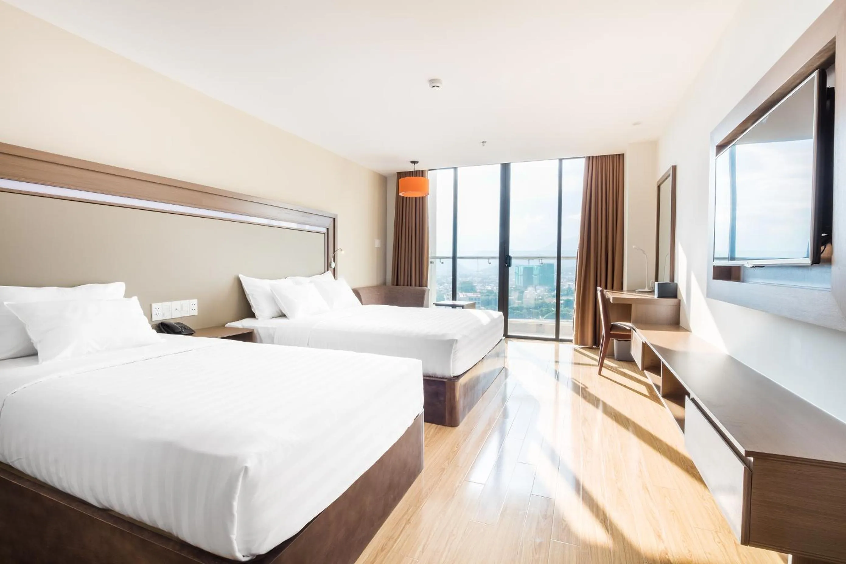 City view, Bed in King Town Grand Hotel & Wedding Center