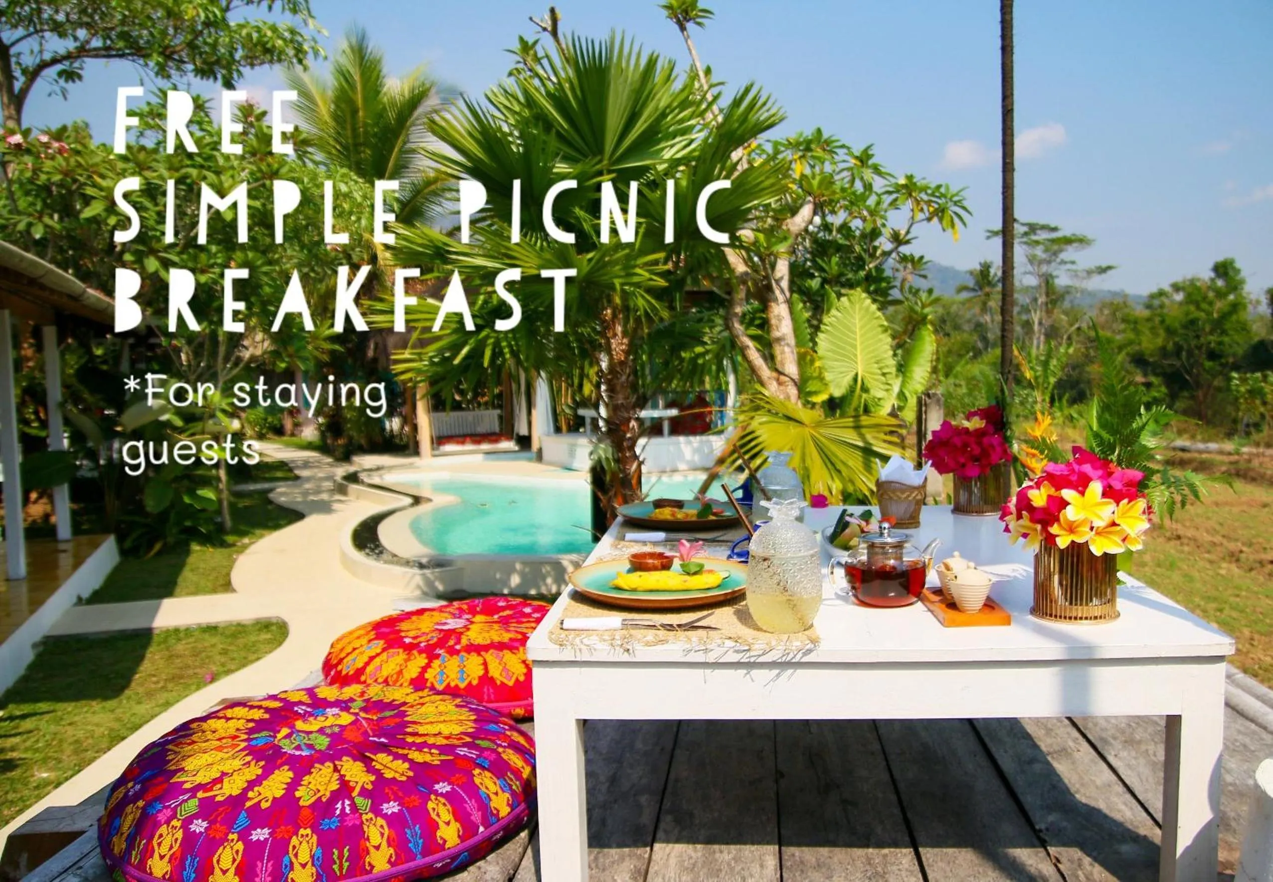 Breakfast in Janur Bungalow