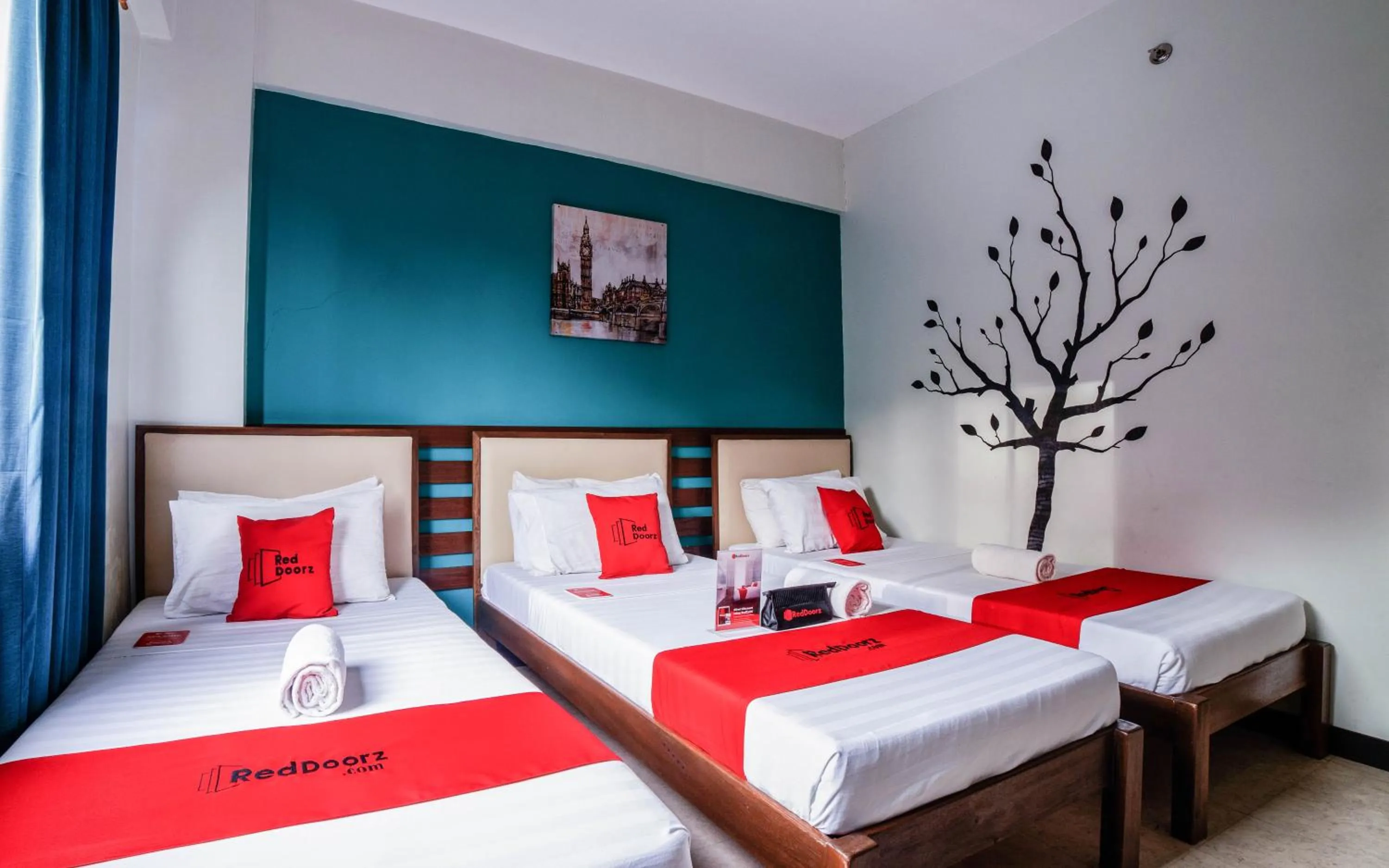 Bed in RedDoorz Plus near Rizal Junction