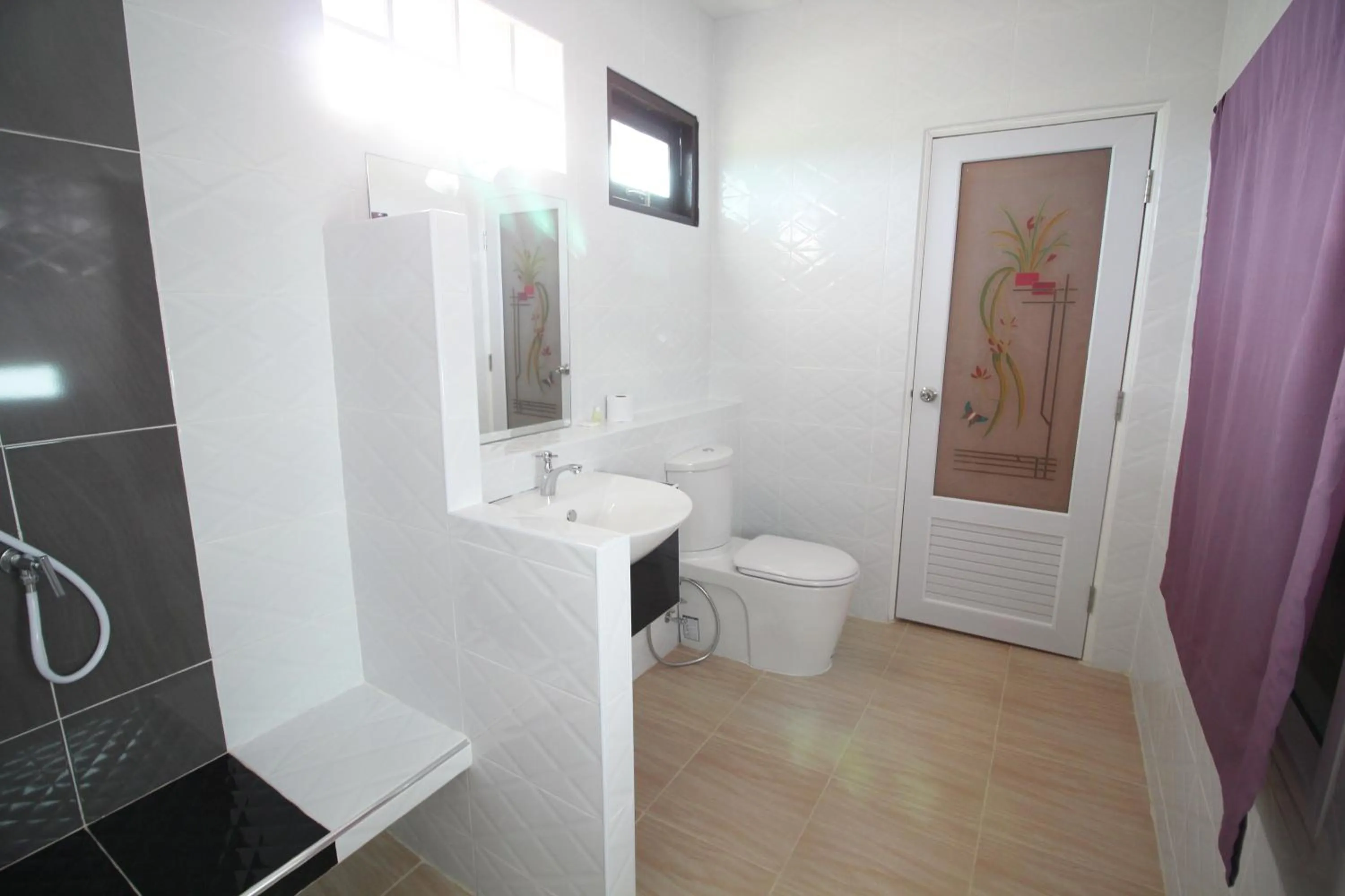 Shower in On Green Resort