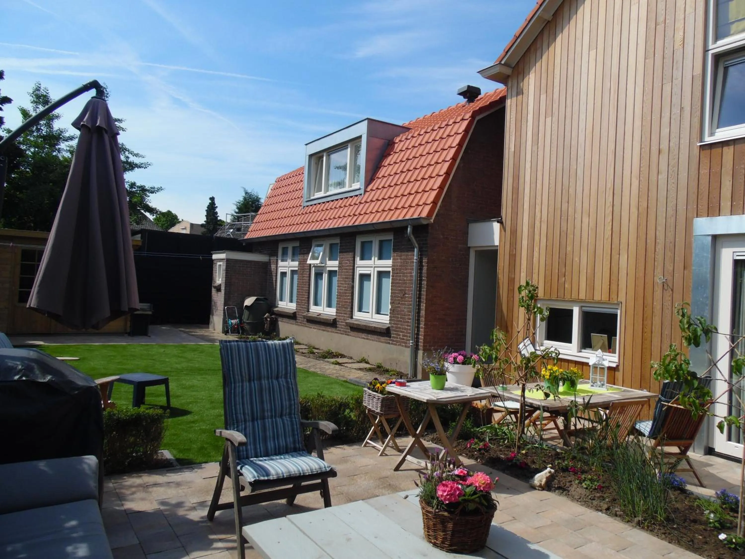 Garden in Cozy Bed and Breakfast