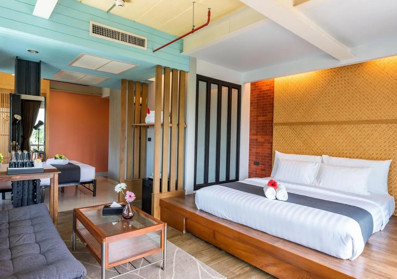 Bedroom, Bed in Dang Derm In The Park Khaosan