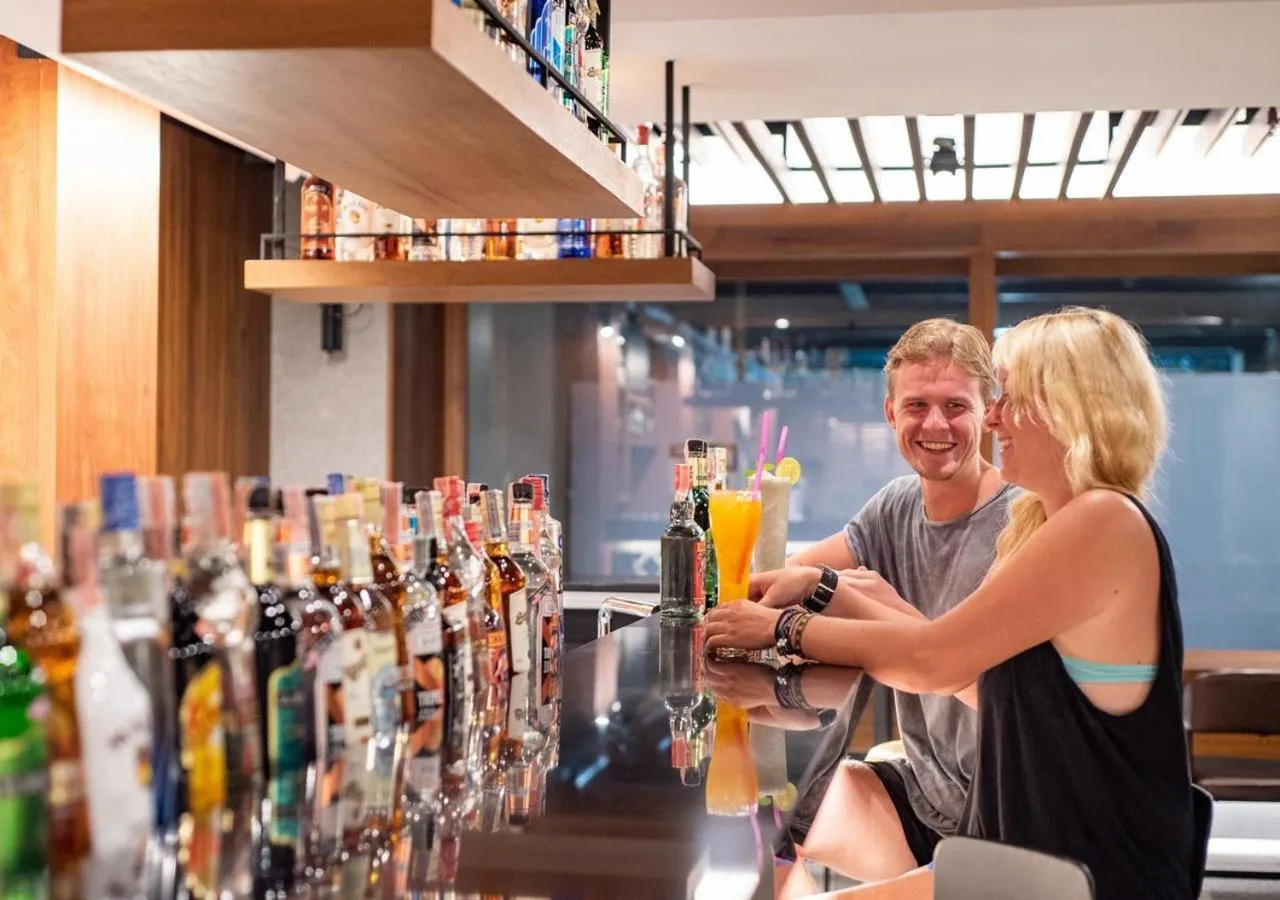 Lounge or bar in Dang Derm In The Park Khaosan