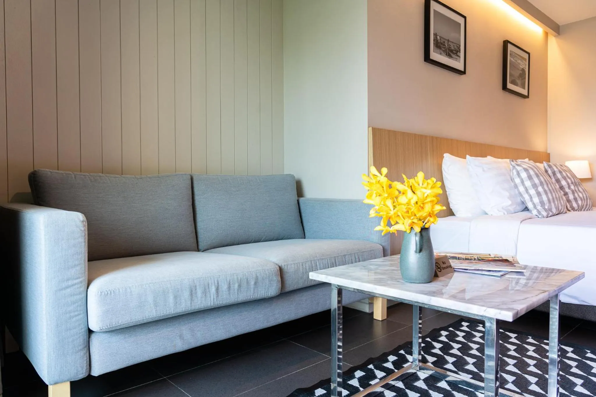 Seating area in Naga Residence