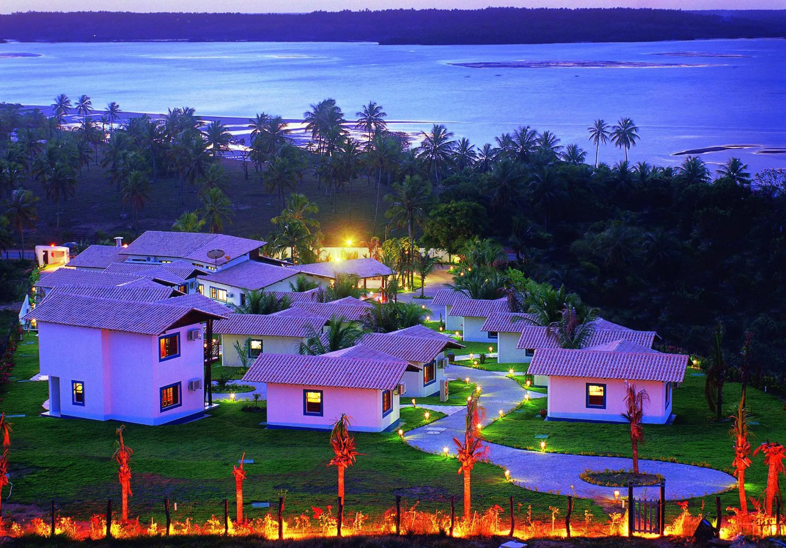Bird's eye view in Hotel Tibau Lagoa