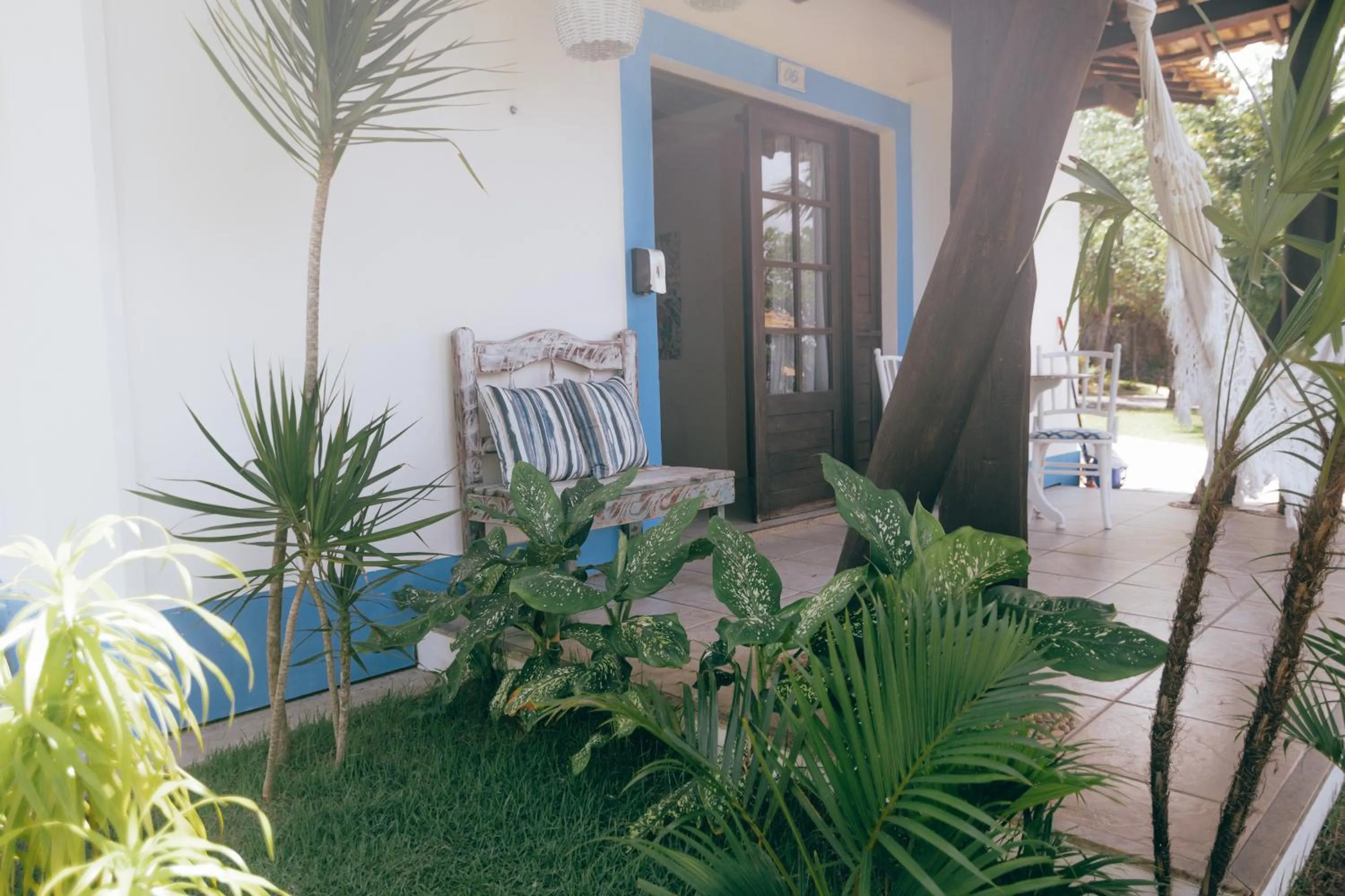 Patio in Hotel Tibau Lagoa