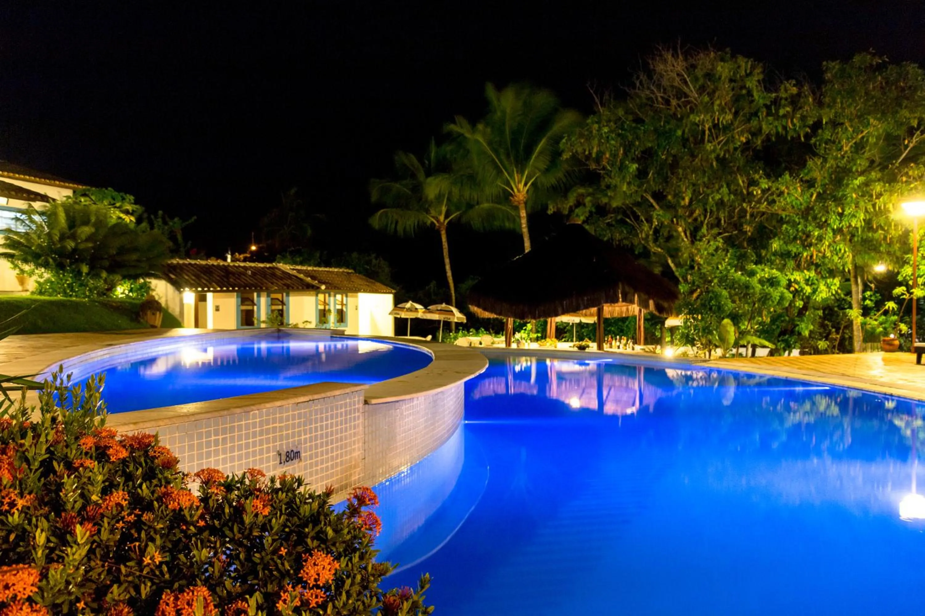 Pool view in Hotel Tibau Lagoa
