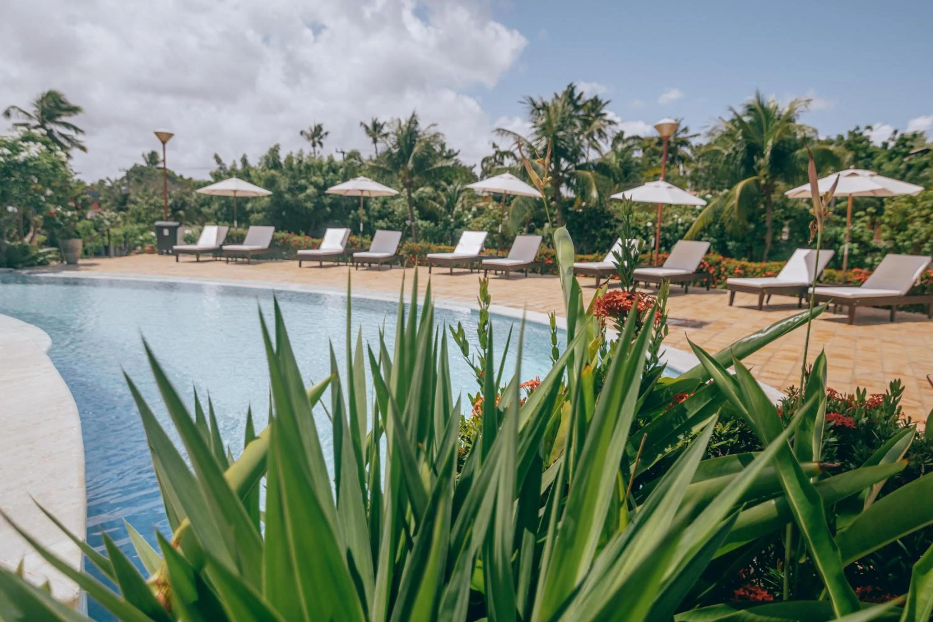 Swimming pool in Hotel Tibau Lagoa