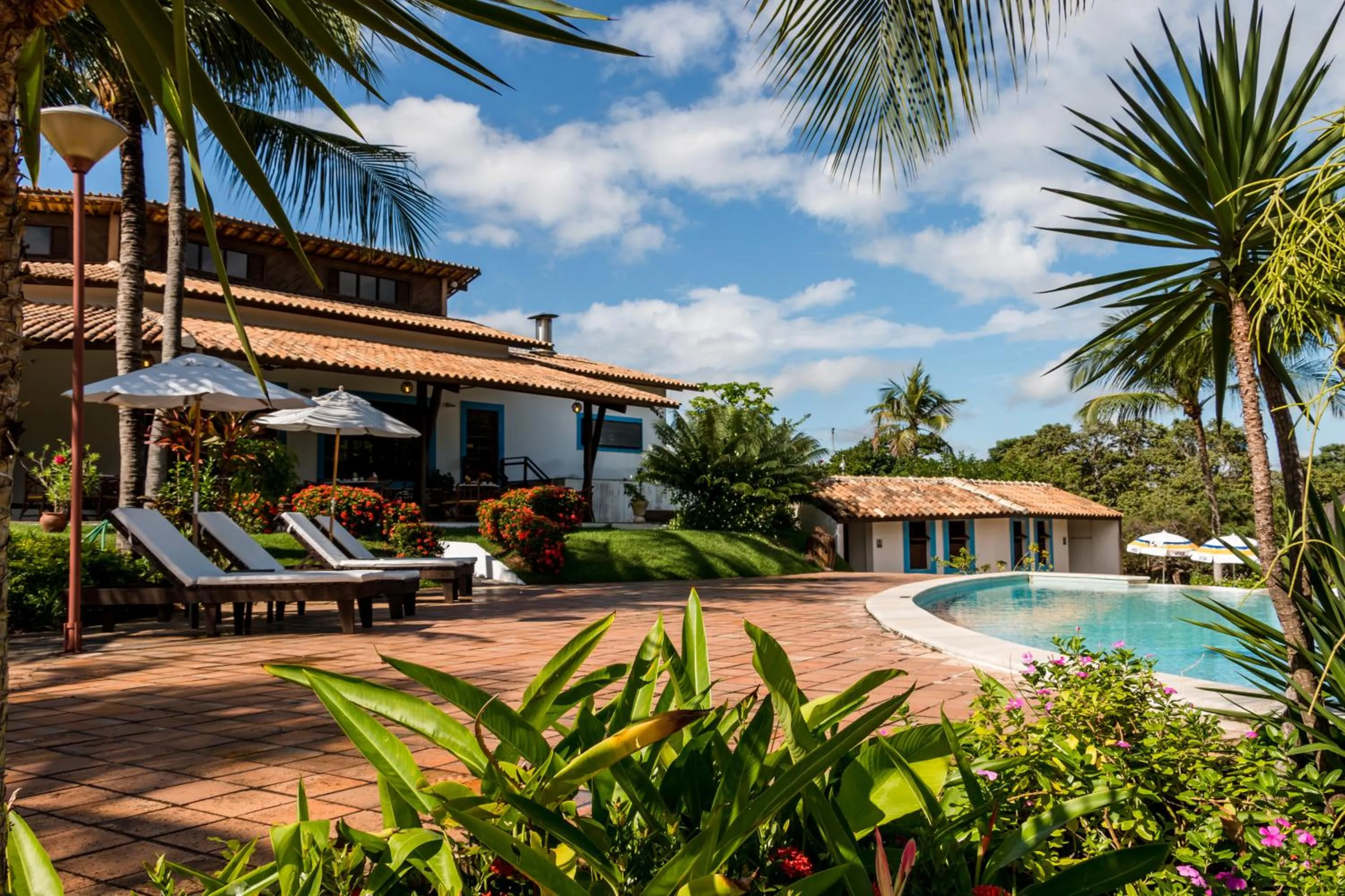 Garden view in Hotel Tibau Lagoa