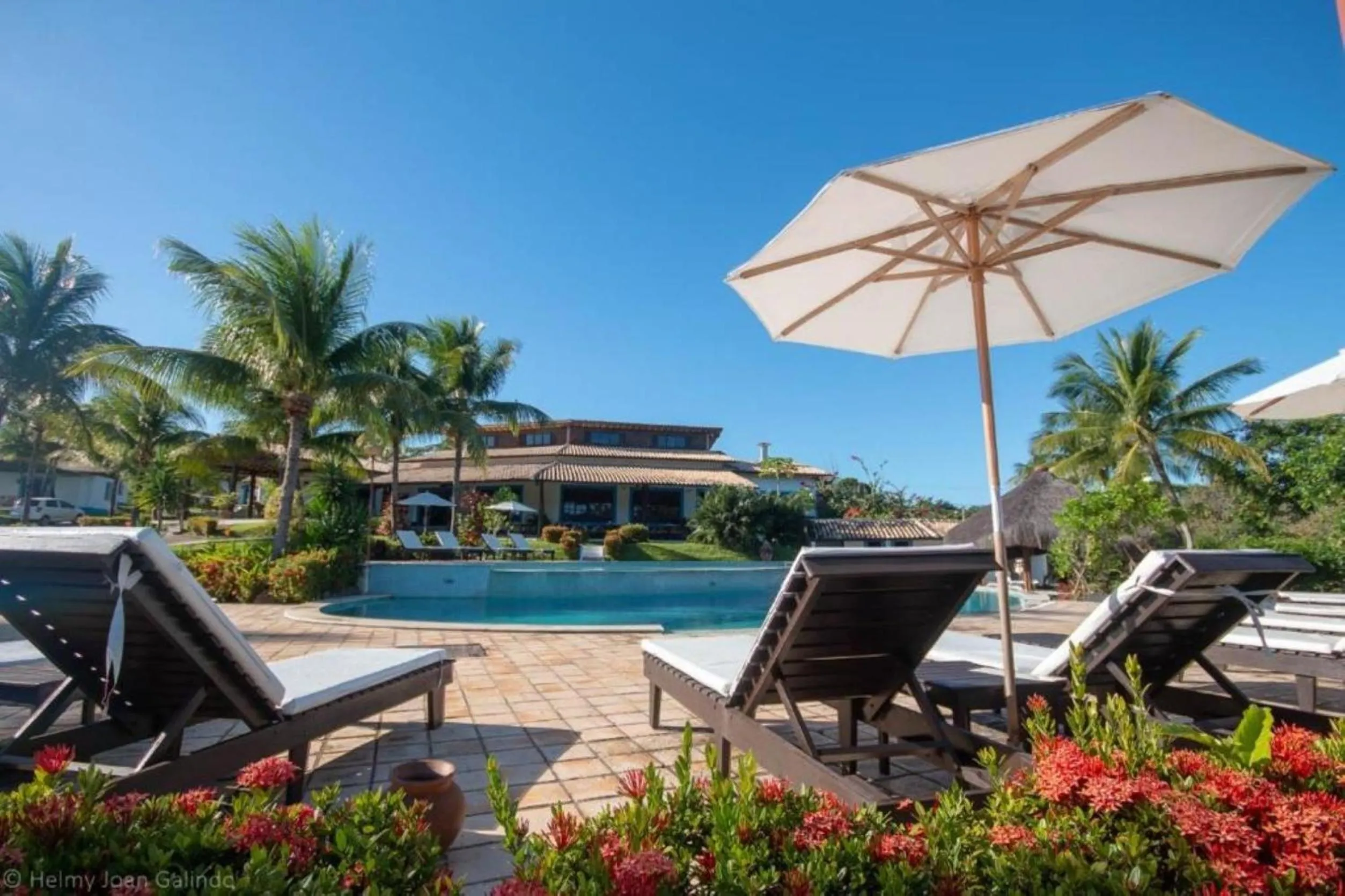 Swimming pool in Hotel Tibau Lagoa