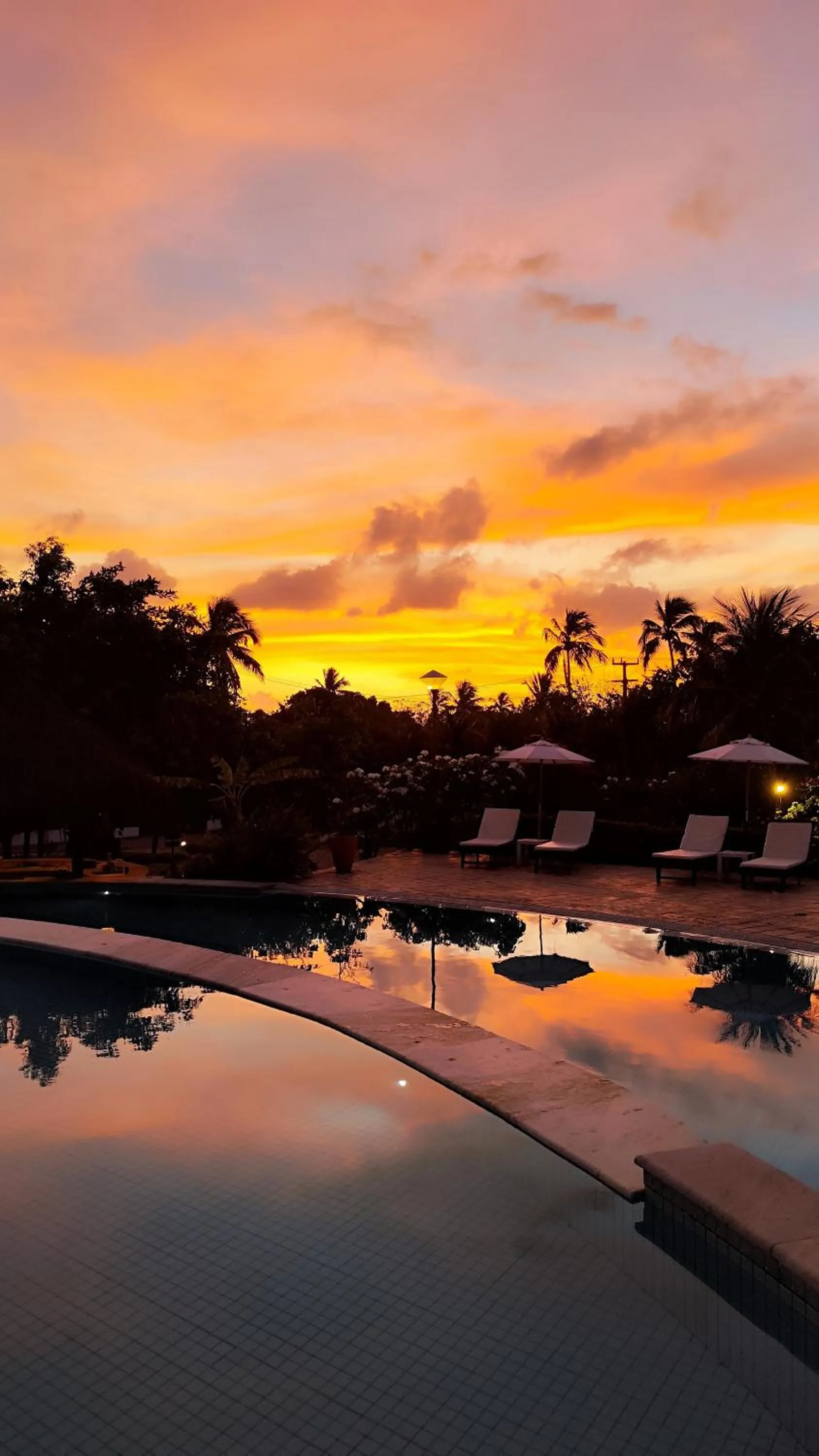 Swimming pool in Hotel Tibau Lagoa