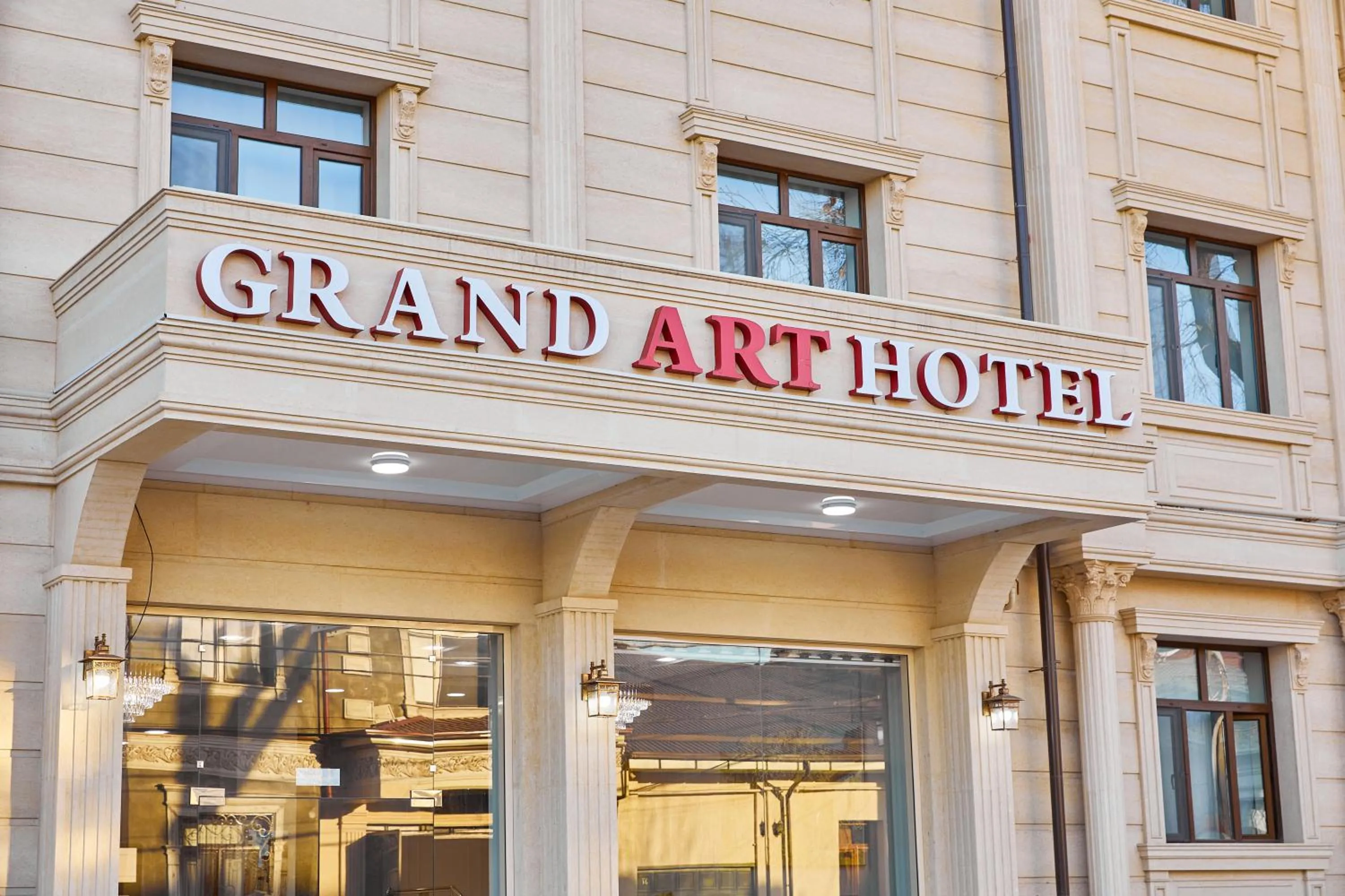 Facade/entrance in Grand Art Hotel
