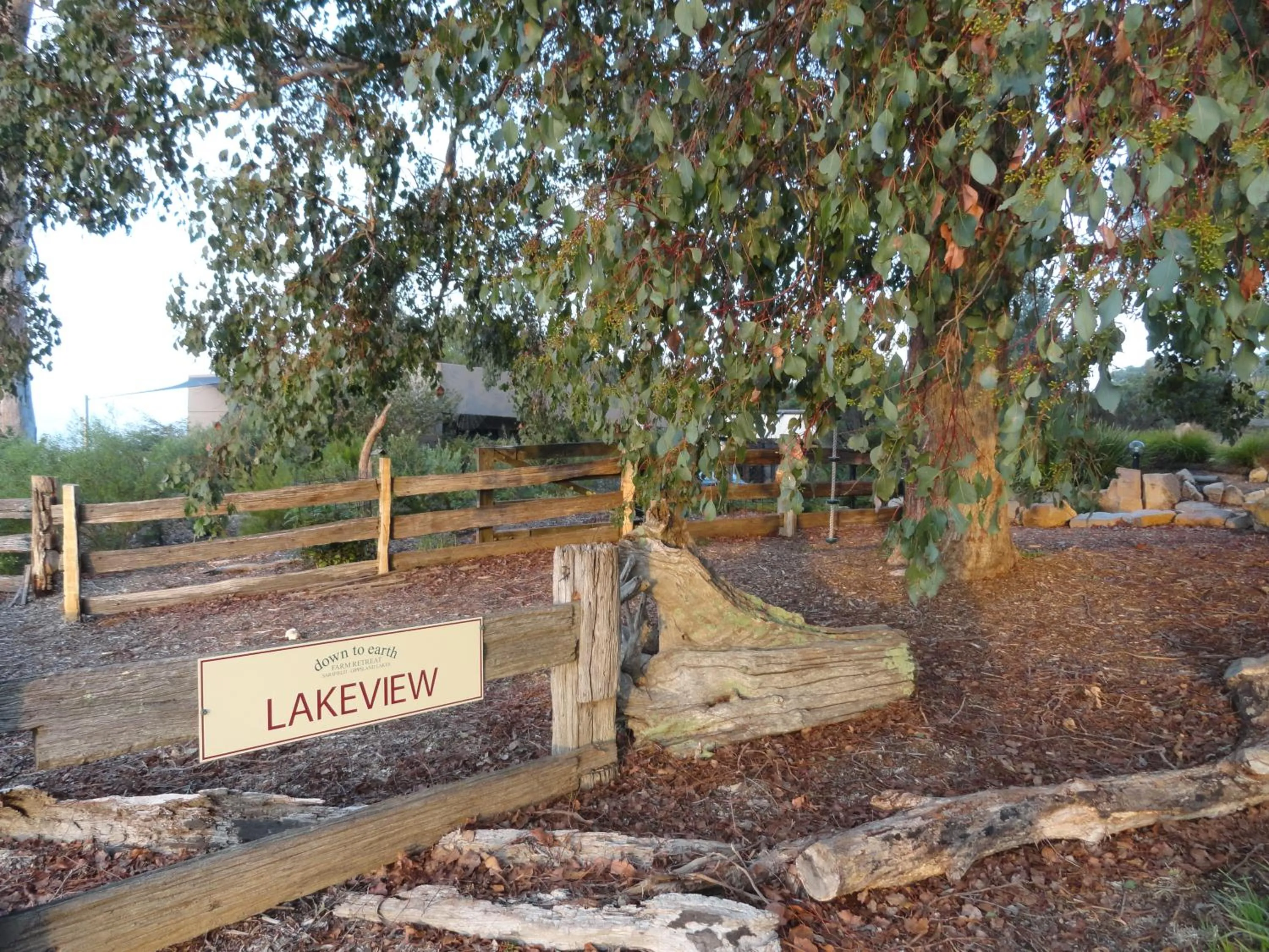 Property logo or sign in Down to Earth Farm Retreat