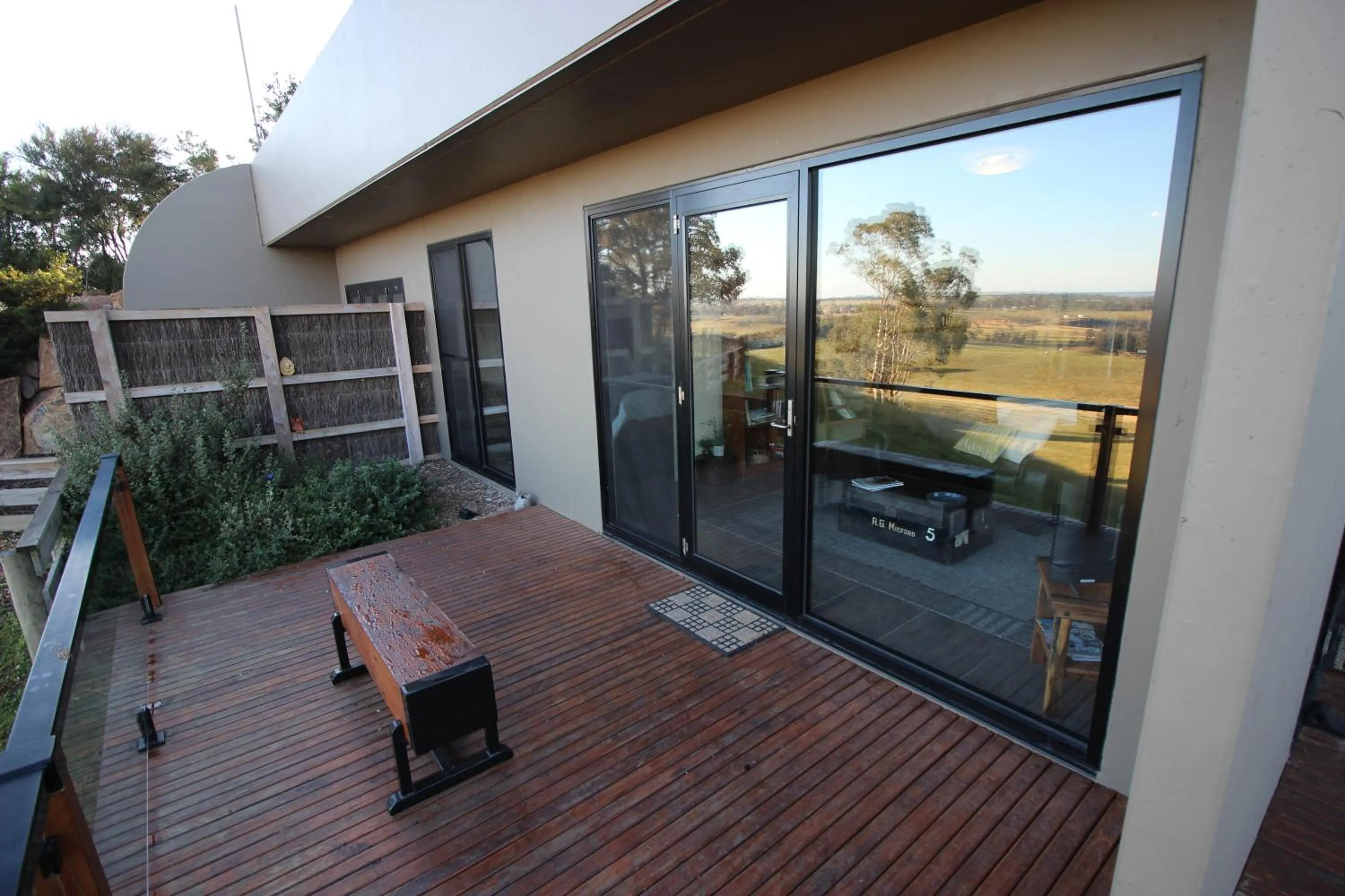 Patio in Down to Earth Farm Retreat