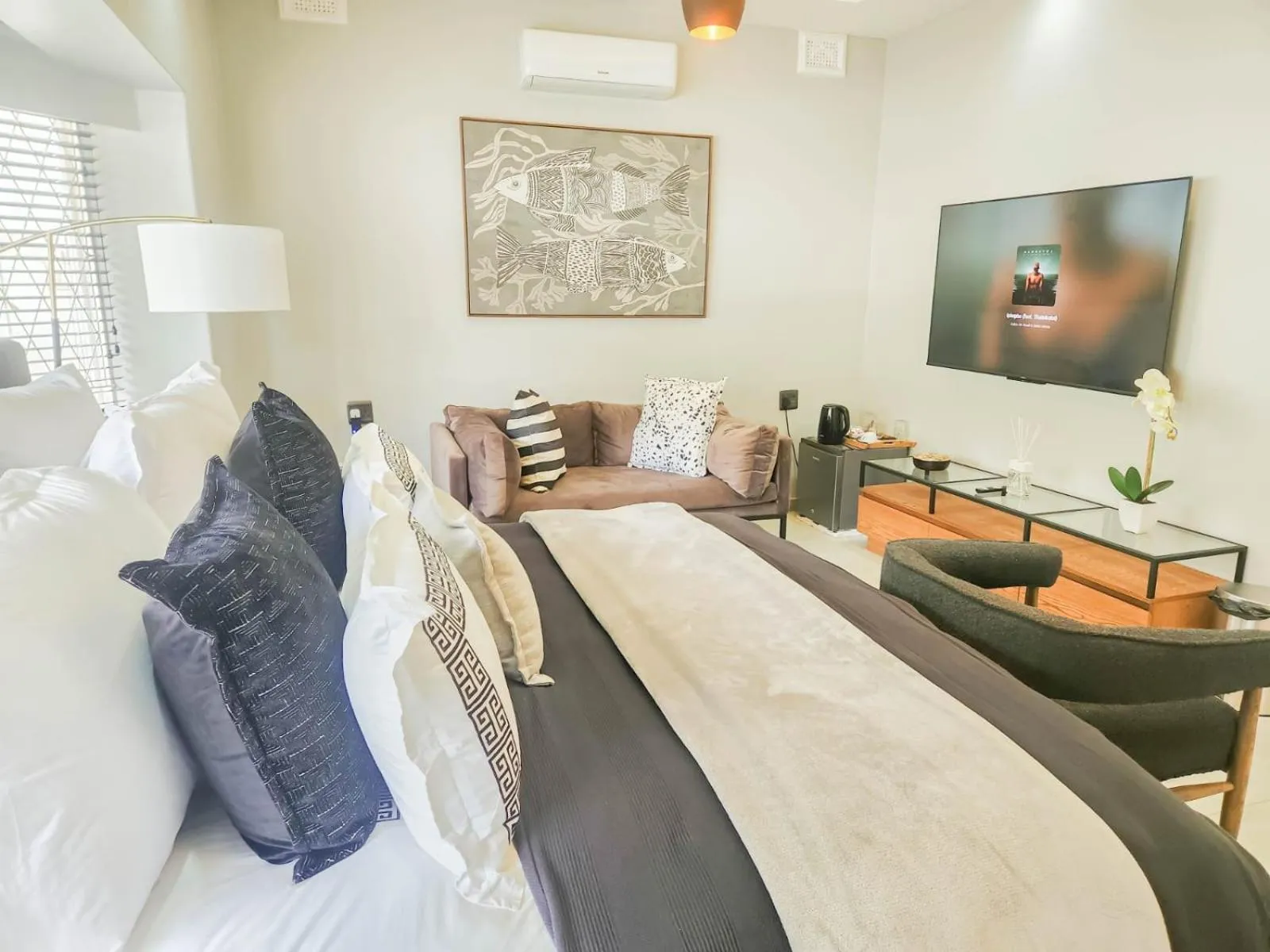 Bed in Hudson Haven Bed & Breakfast