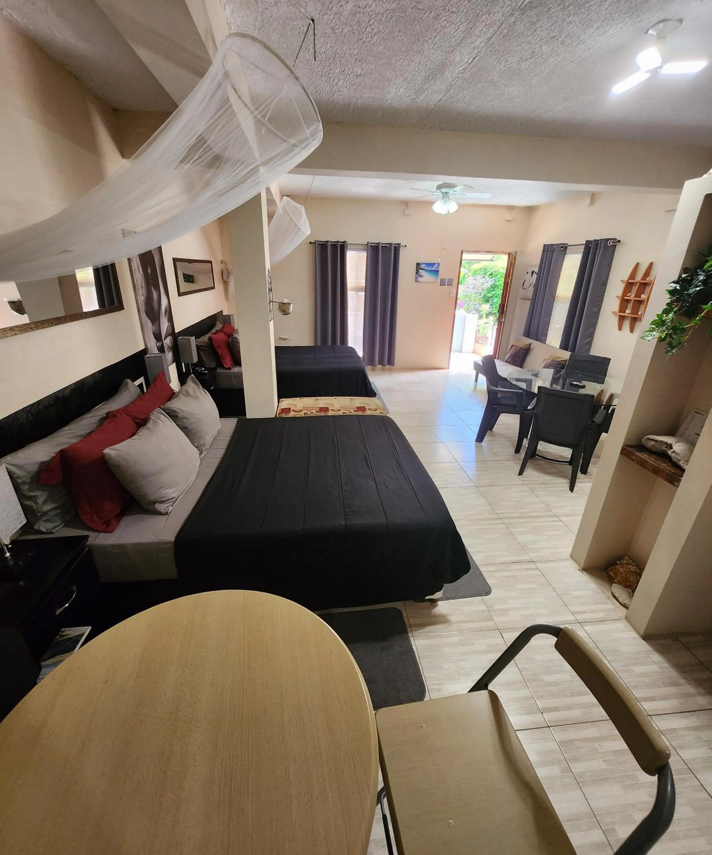 Bed in Carolina Point Resort