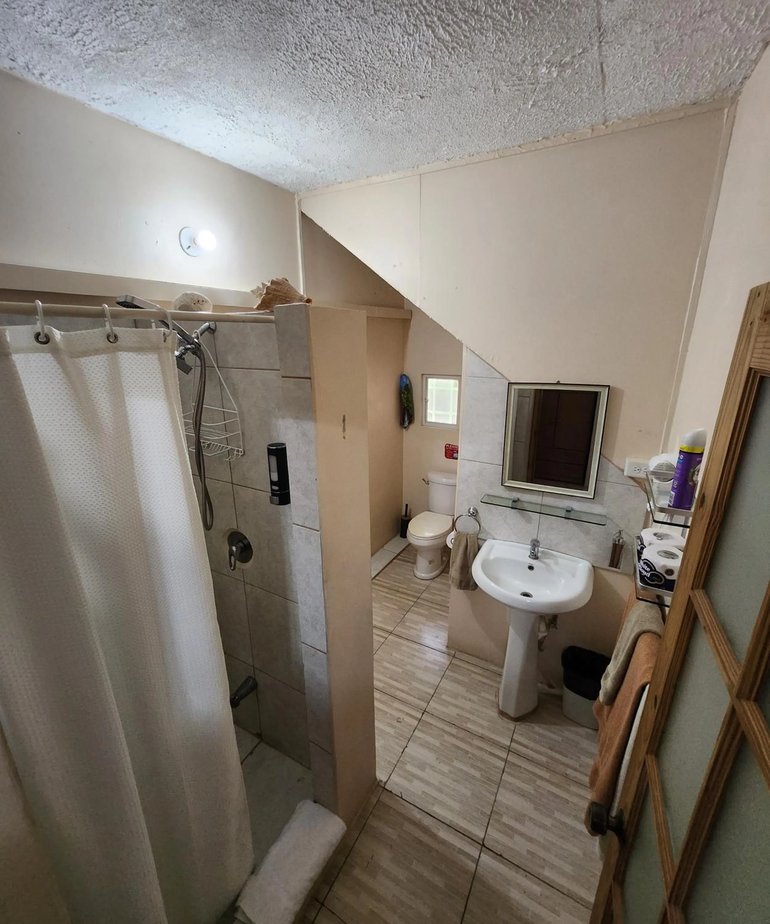Shower in Carolina Point Resort