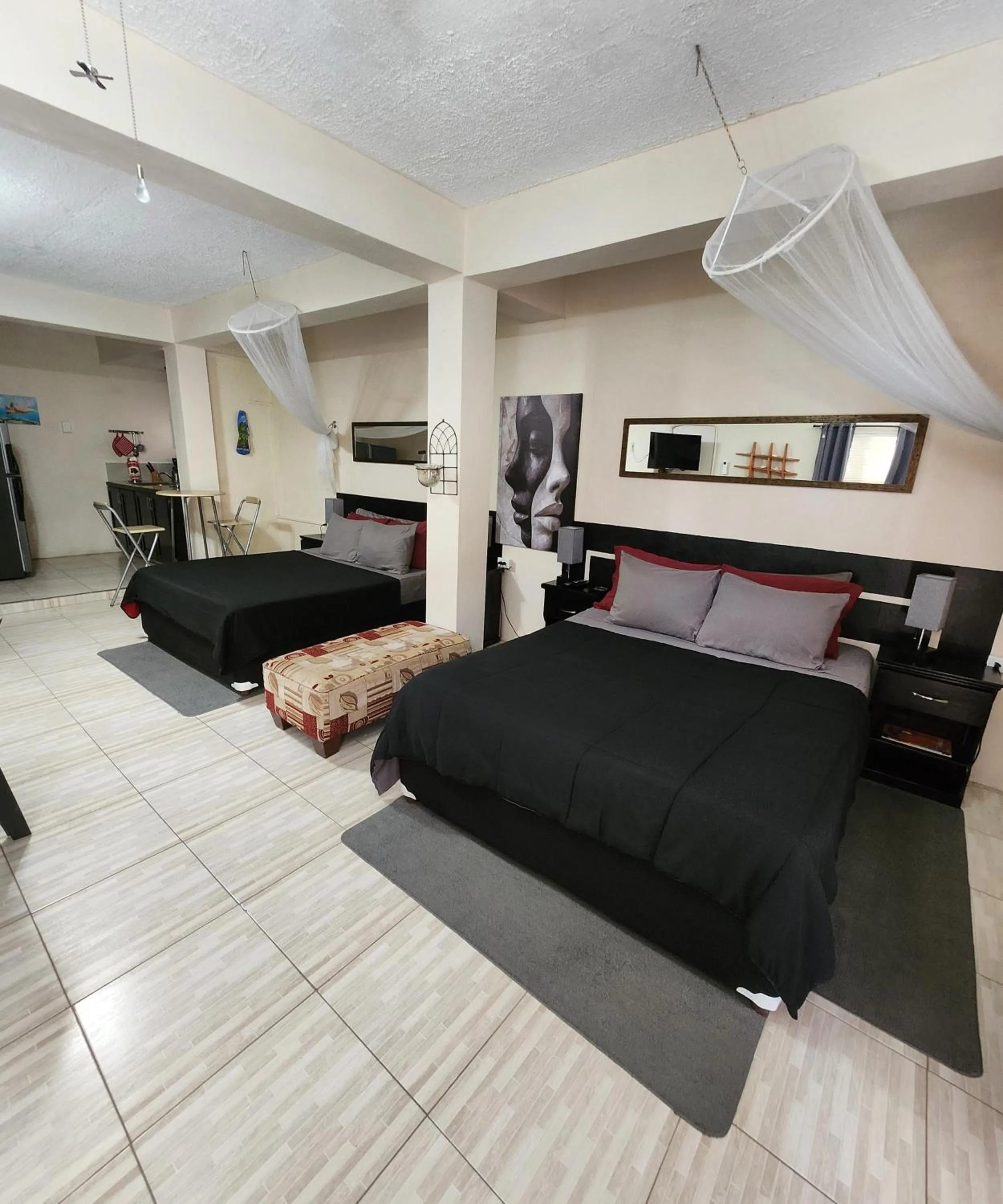 Bed in Carolina Point Resort