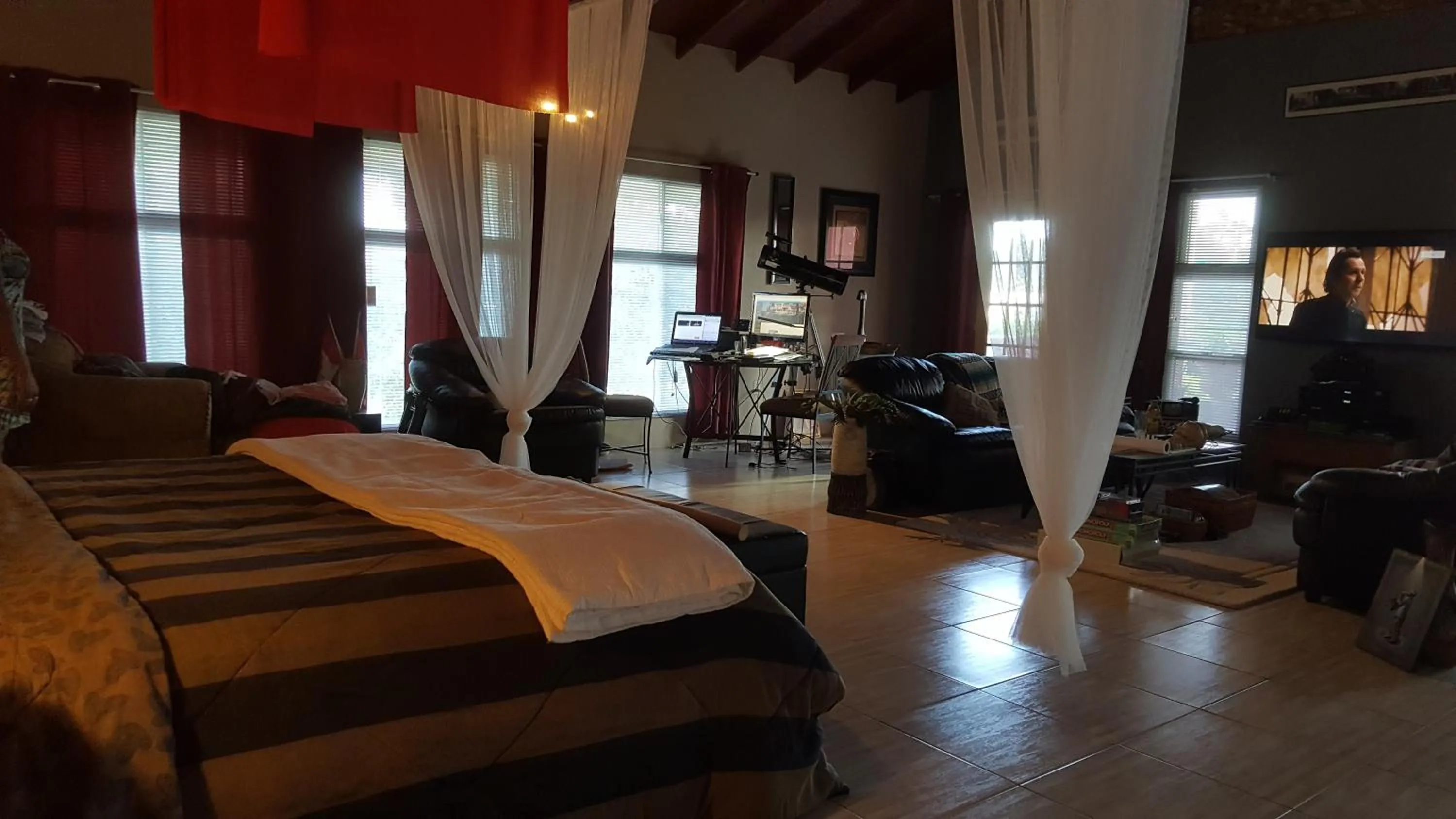 Bed in Carolina Point Resort