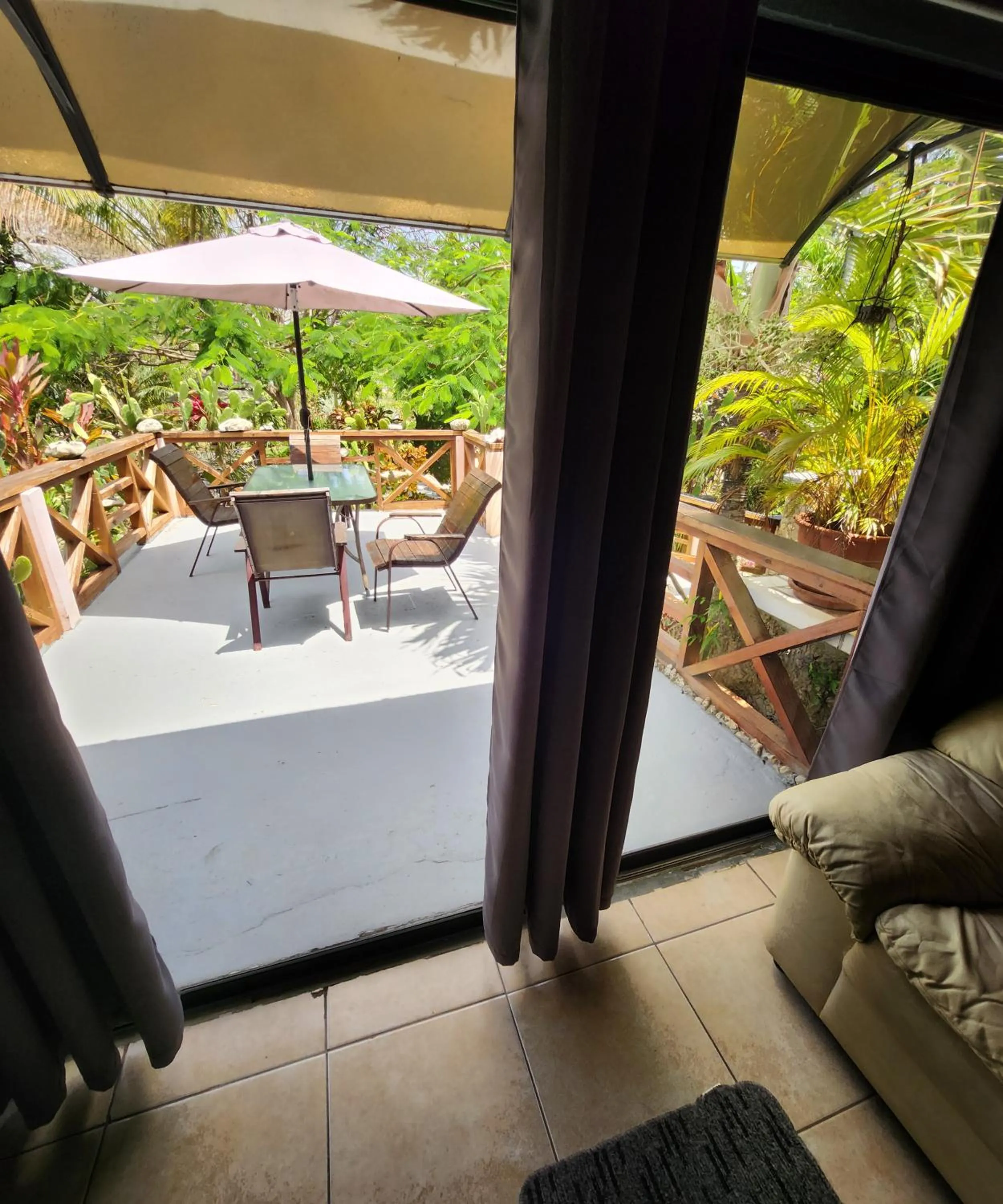 Patio in Carolina Point Resort